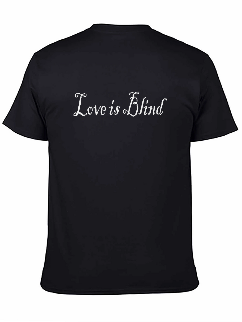 Love is Blind Graphic Tee - Stylish Black T-Shirt