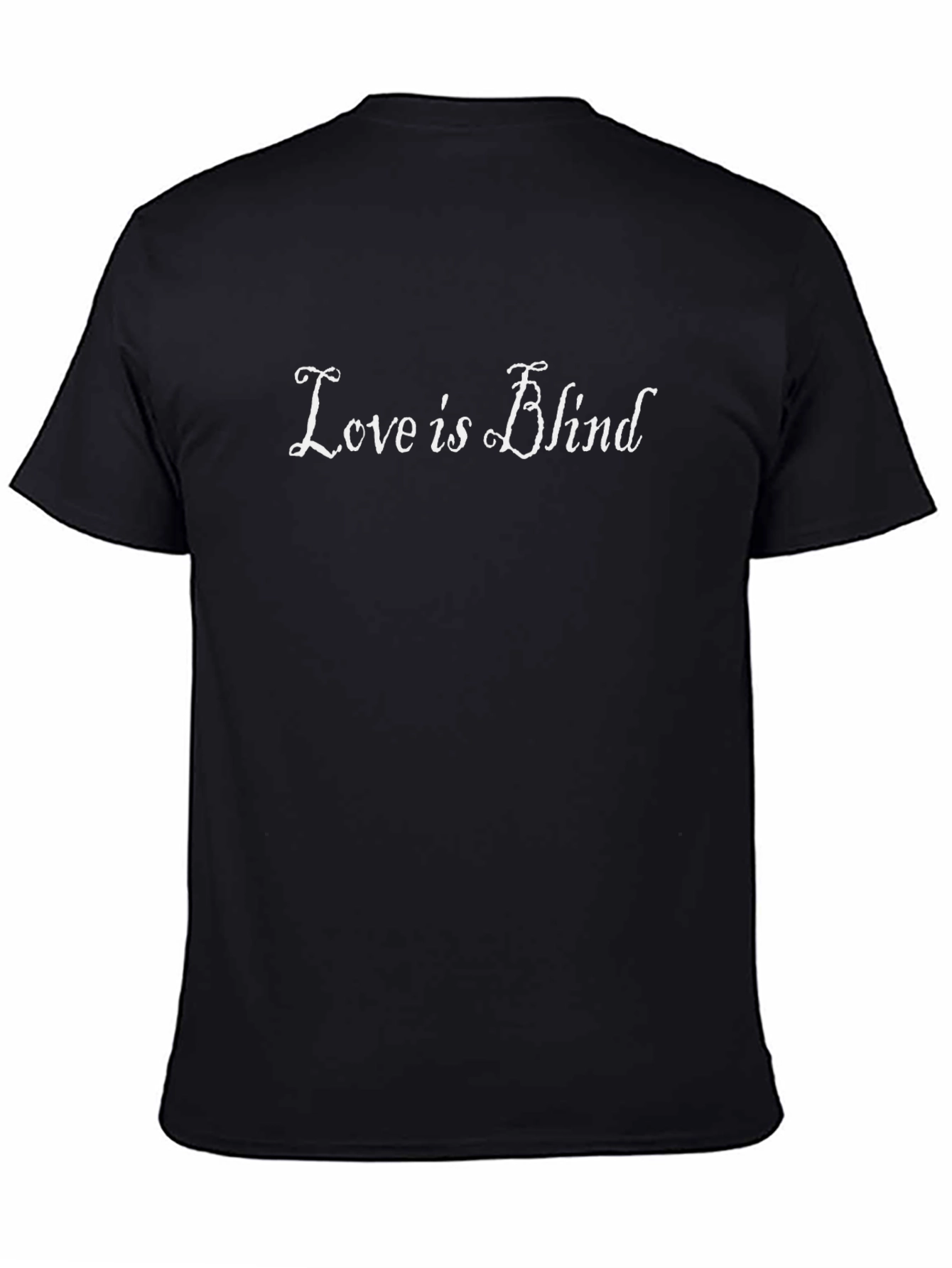 Love is Blind Graphic Tee - Stylish Black T-Shirt