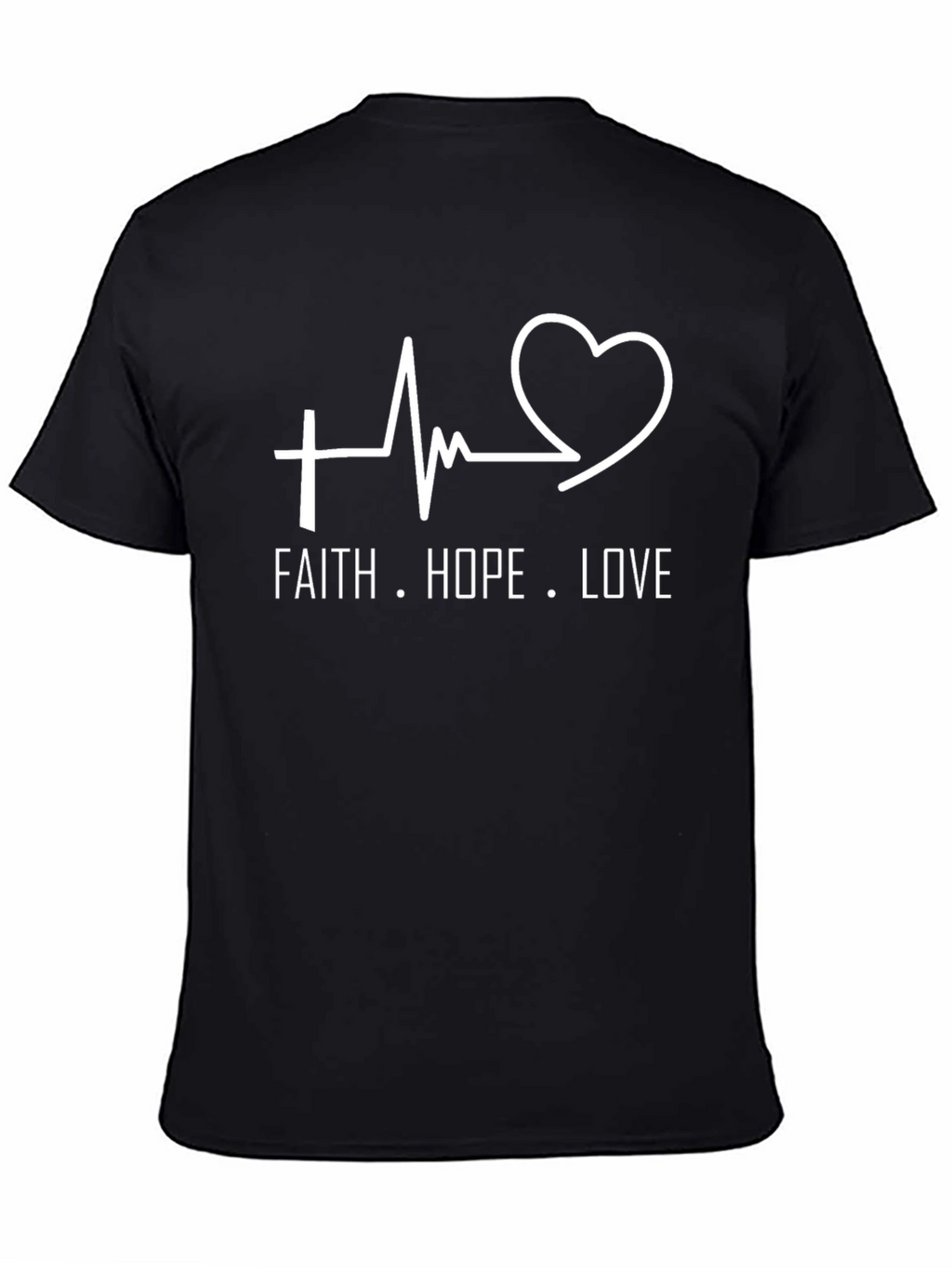 Faith Hope Love Heartbeat T-Shirt