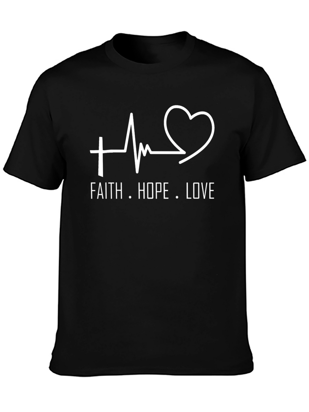 Faith Hope Love Heartbeat T-Shirt