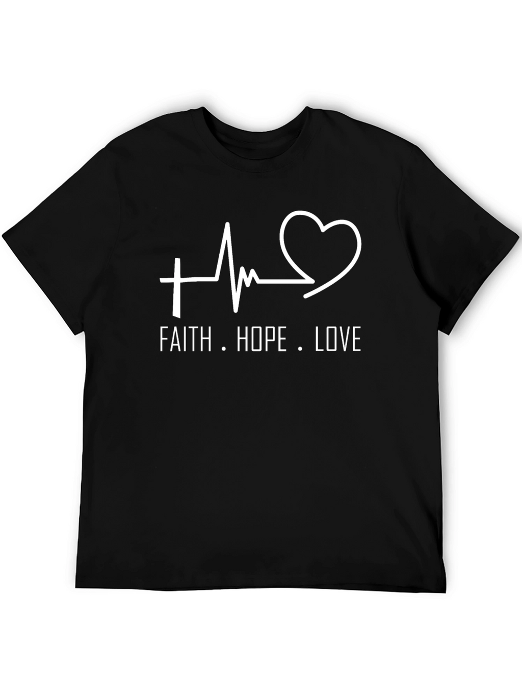Faith Hope Love Heartbeat T-Shirt