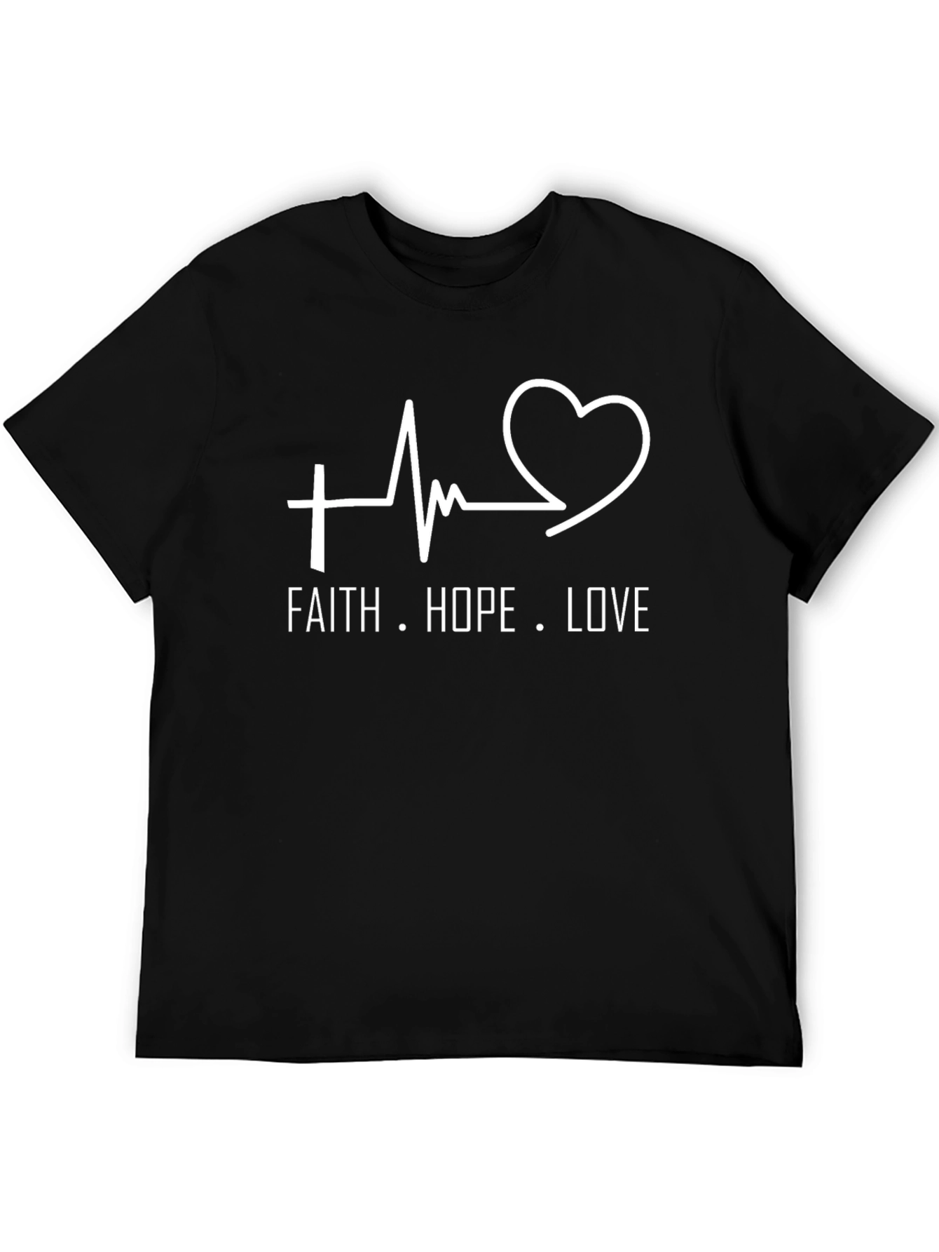 Faith Hope Love Heartbeat T-Shirt