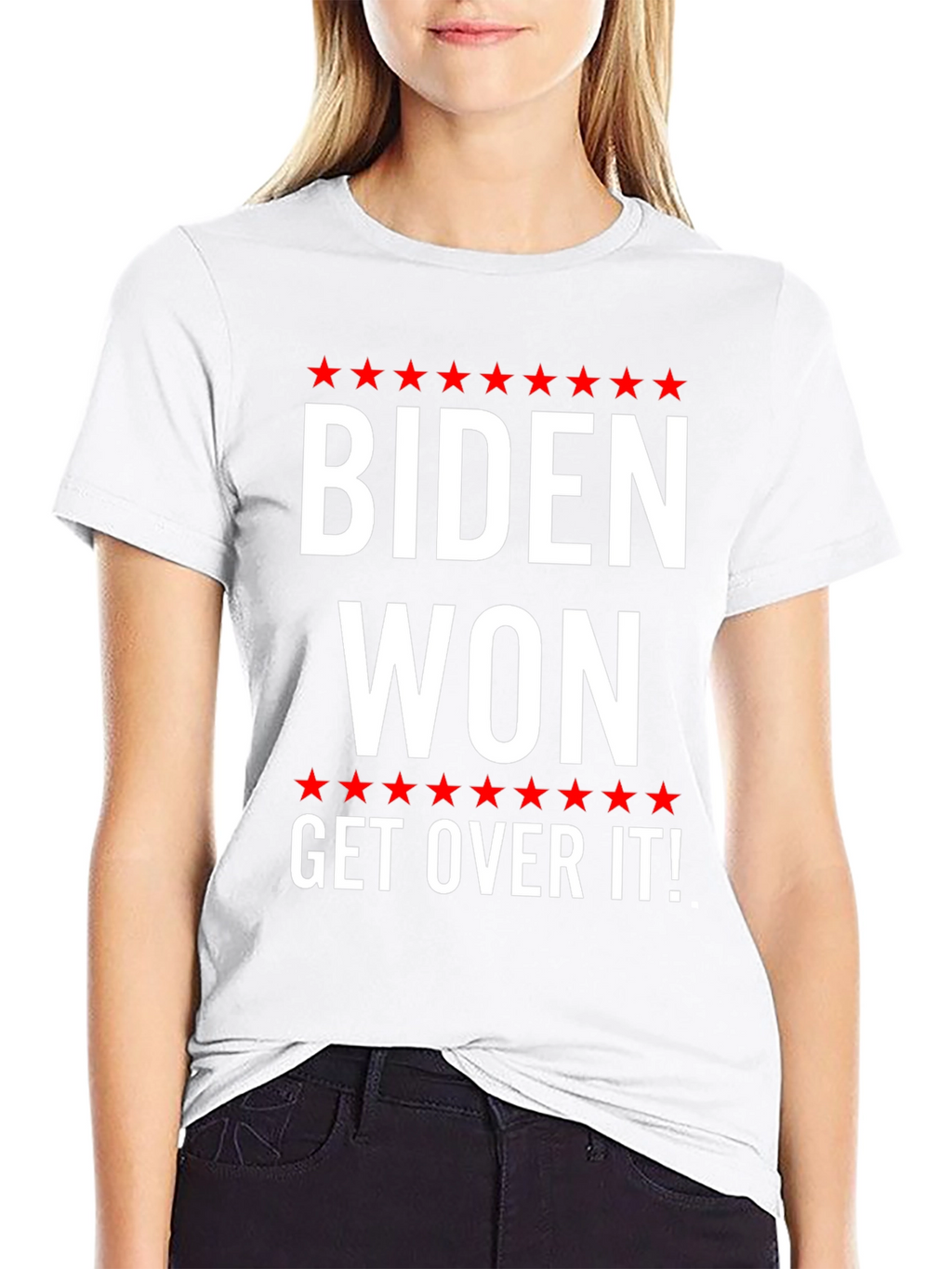 Biden Won Get Over It T-Shirt Political Statement Tee