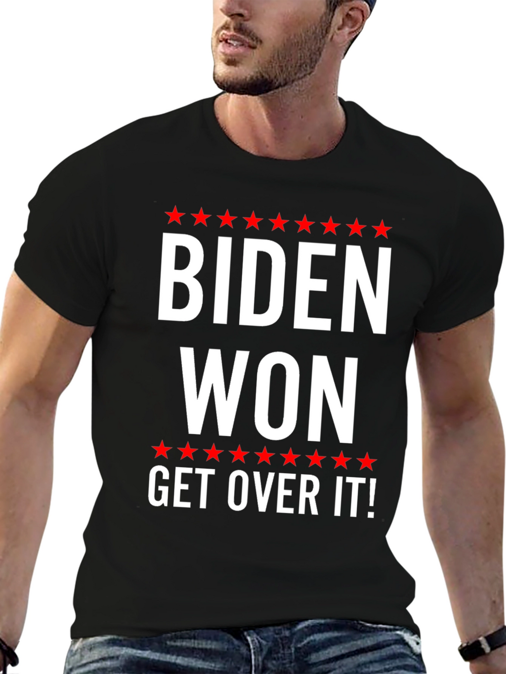 Biden Won Get Over It T-Shirt Political Statement Tee