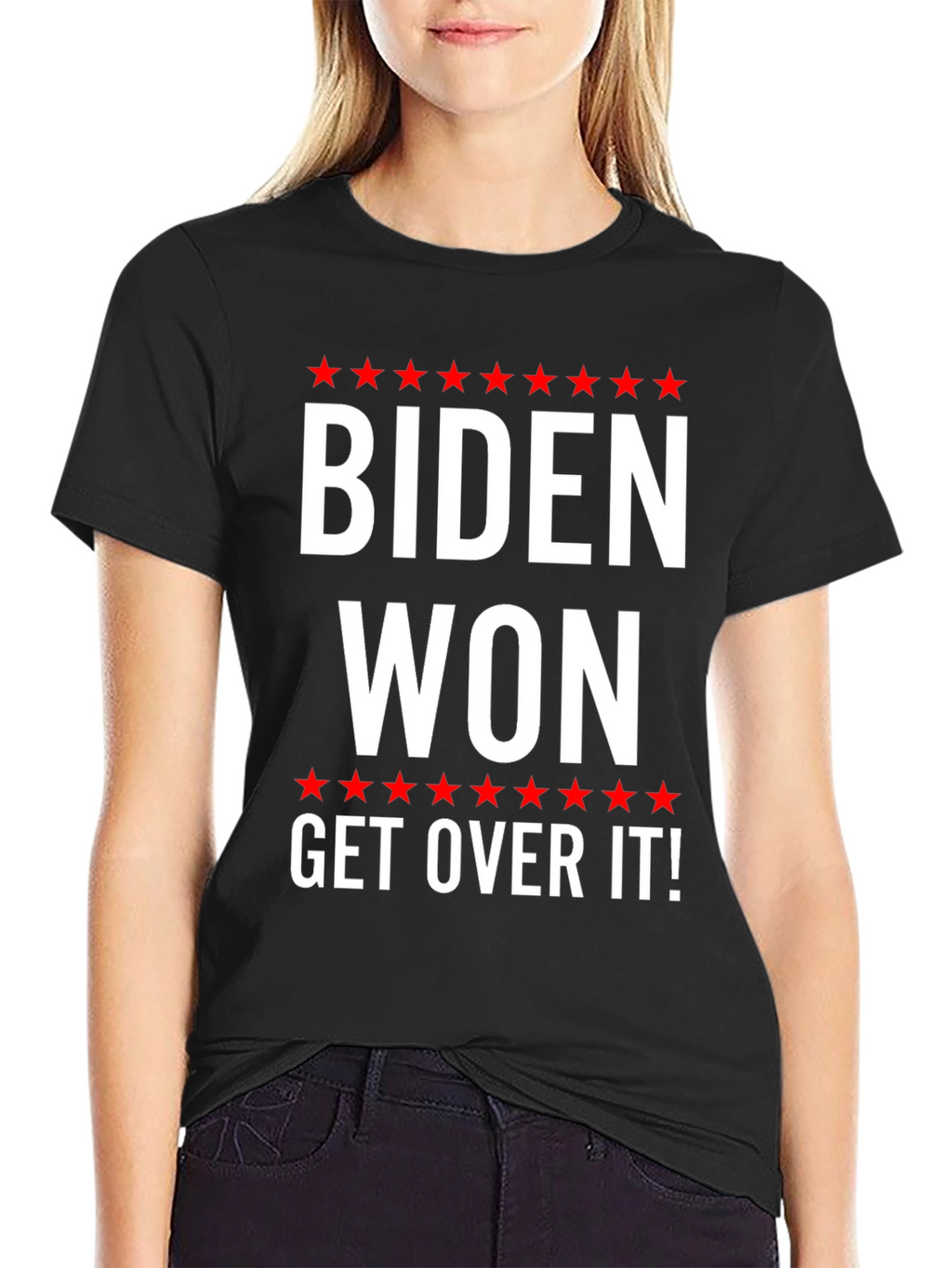 Biden Won Get Over It T-Shirt Political Statement Tee