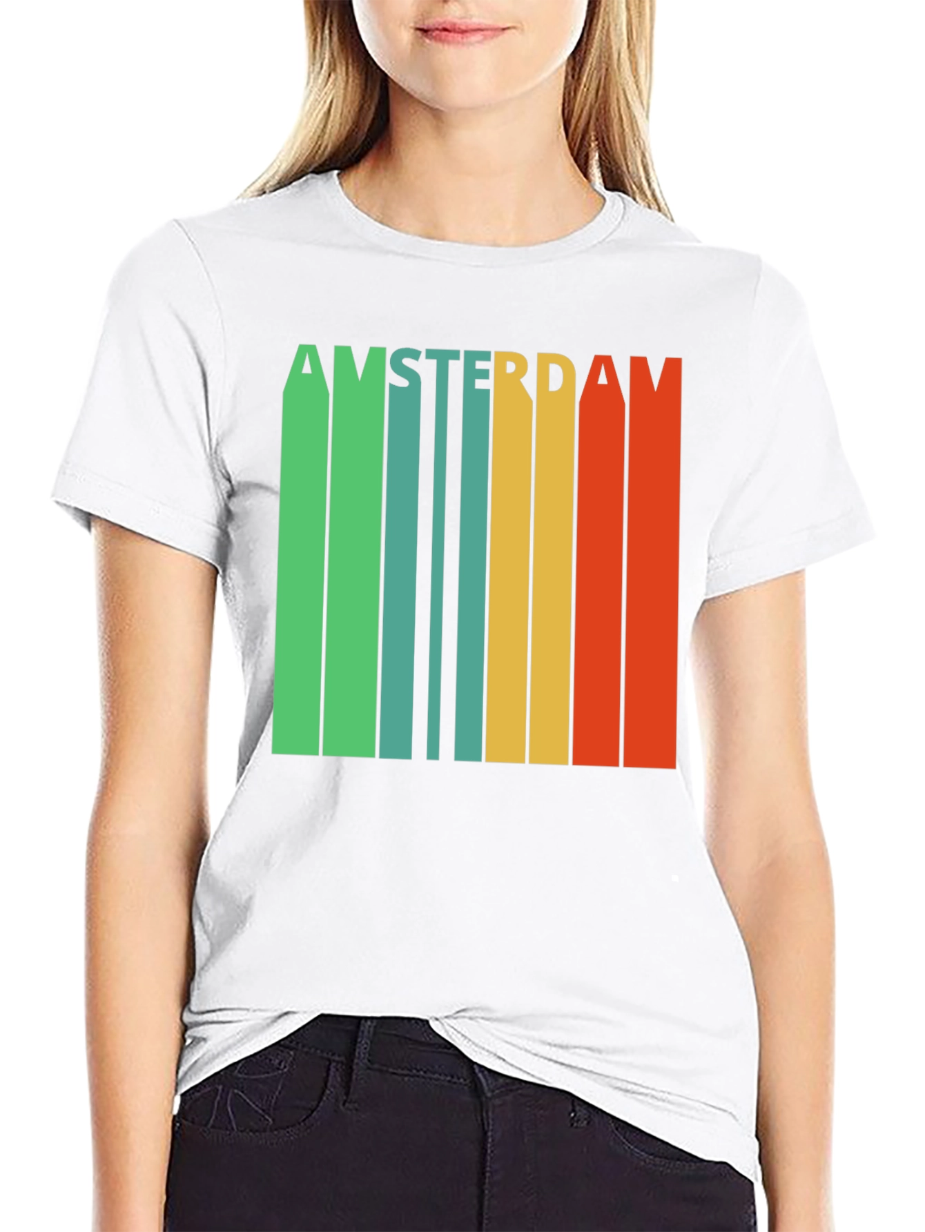 Amsterdam Retro Striped T-Shirt