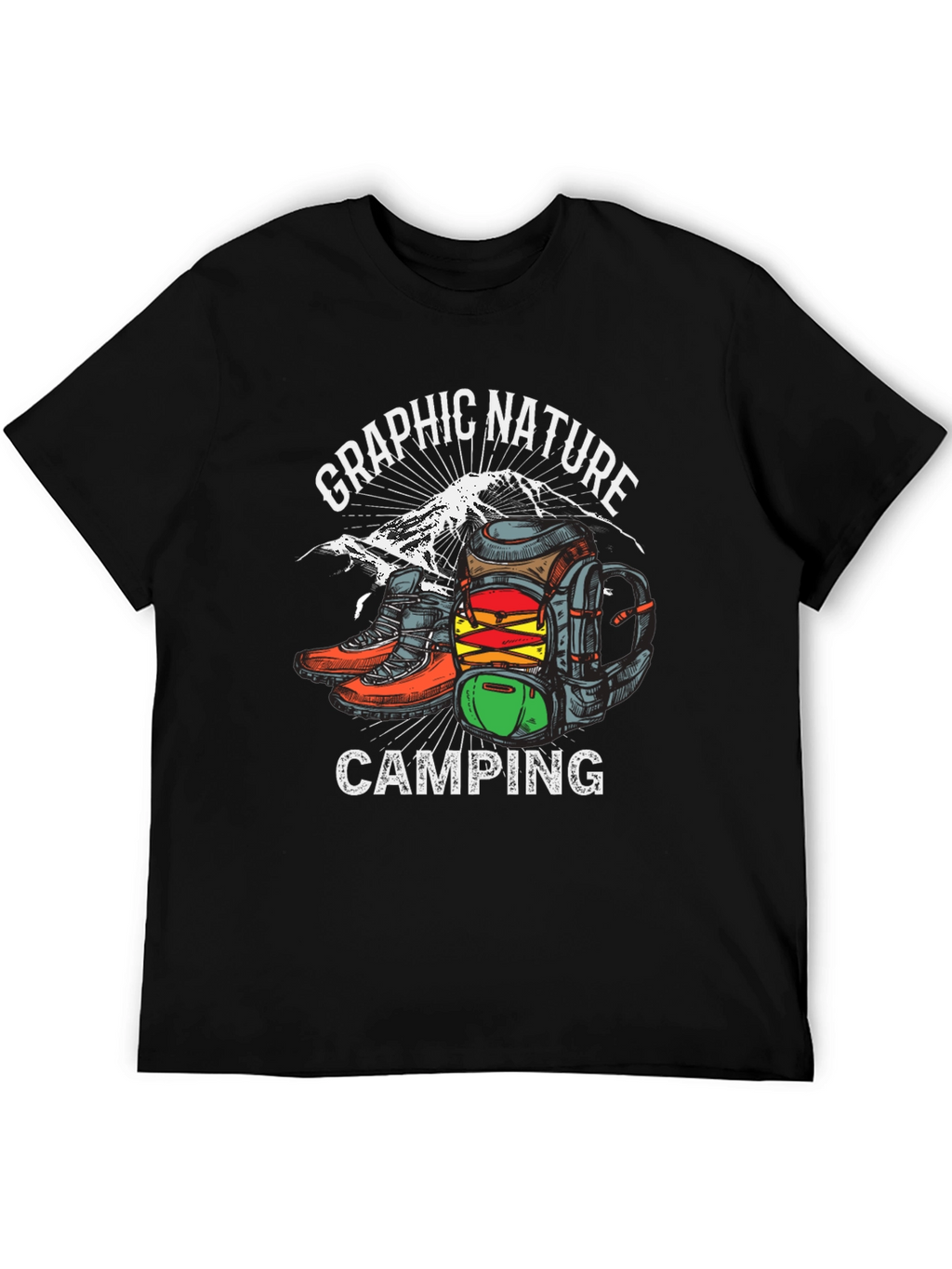 Graphic Nature Camping T-Shirt