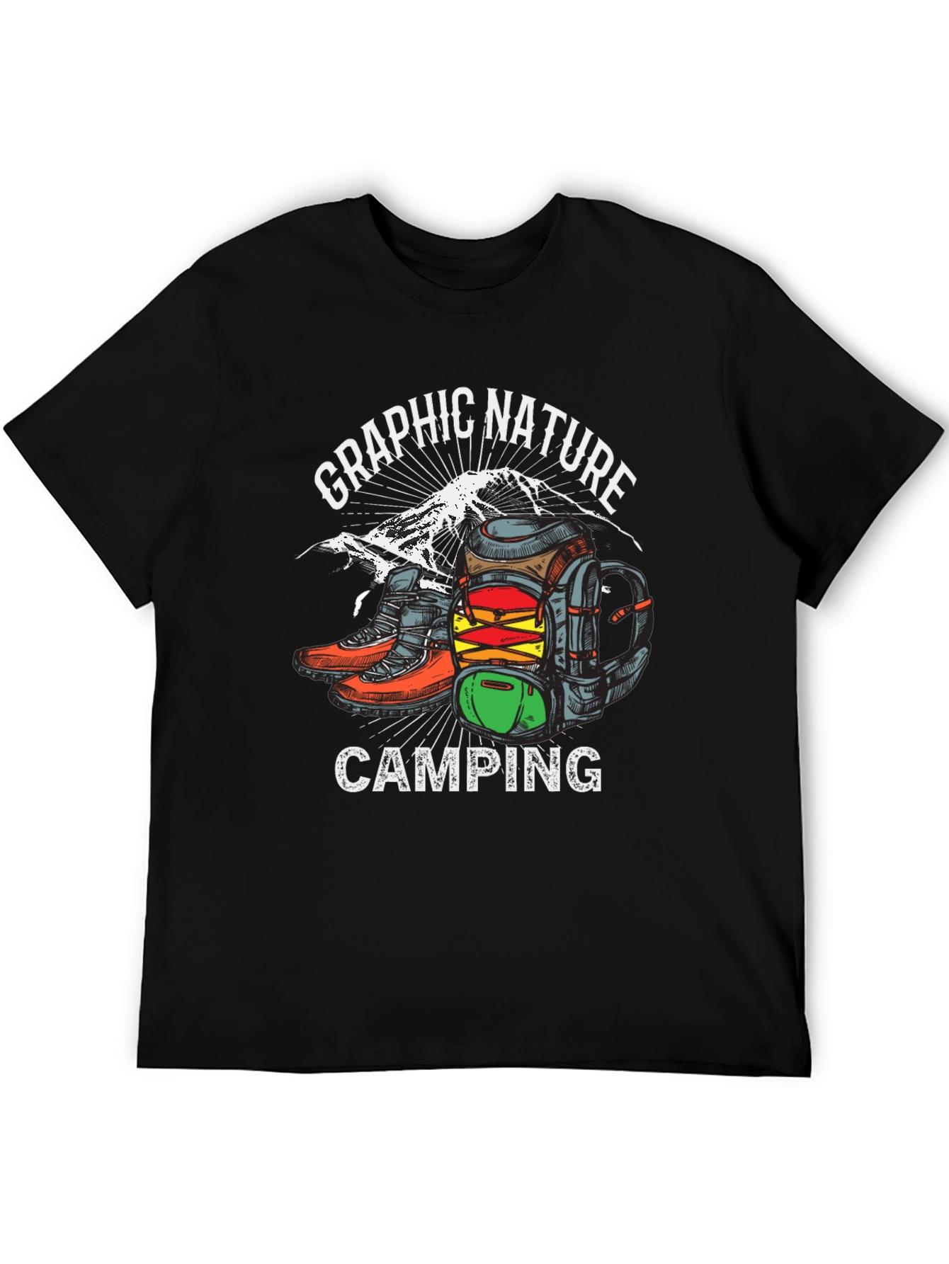 Graphic Nature Camping T-Shirt