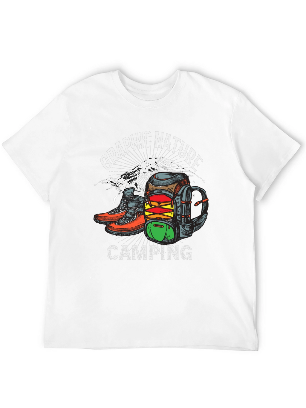 Graphic Nature Camping T-Shirt