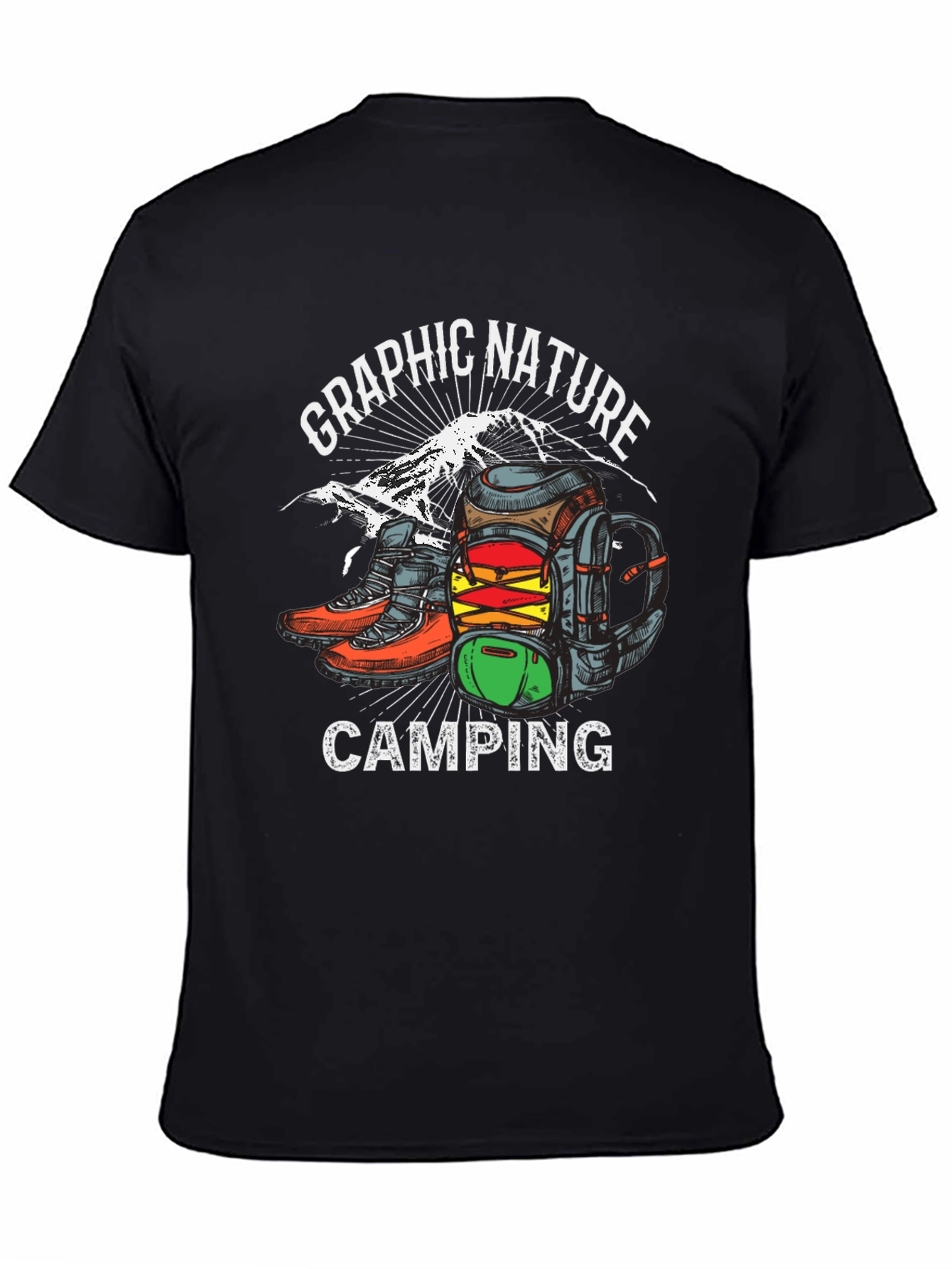 Graphic Nature Camping T-Shirt