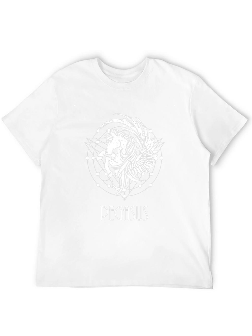 Pegasus Graphic Tee - Stylish Black T-Shirt