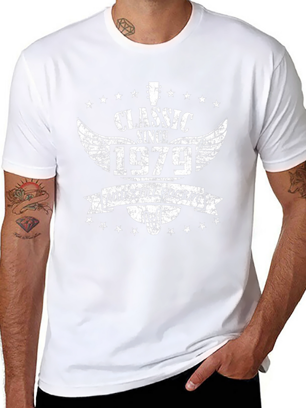 Classic Since 1979 Black Graphic T-Shirt