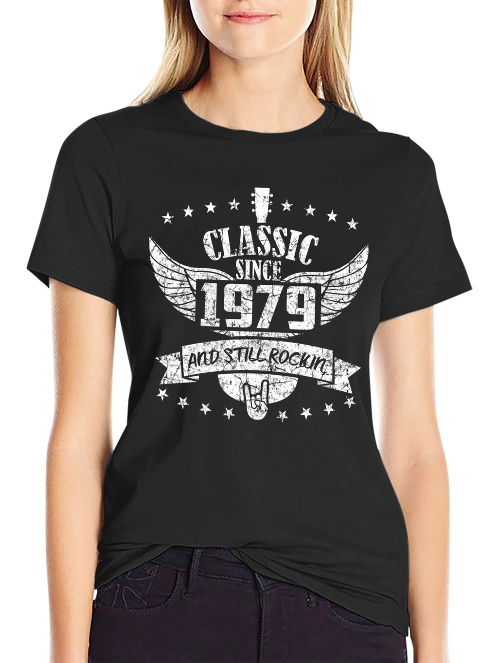 Classic Since 1979 Black Graphic T-Shirt