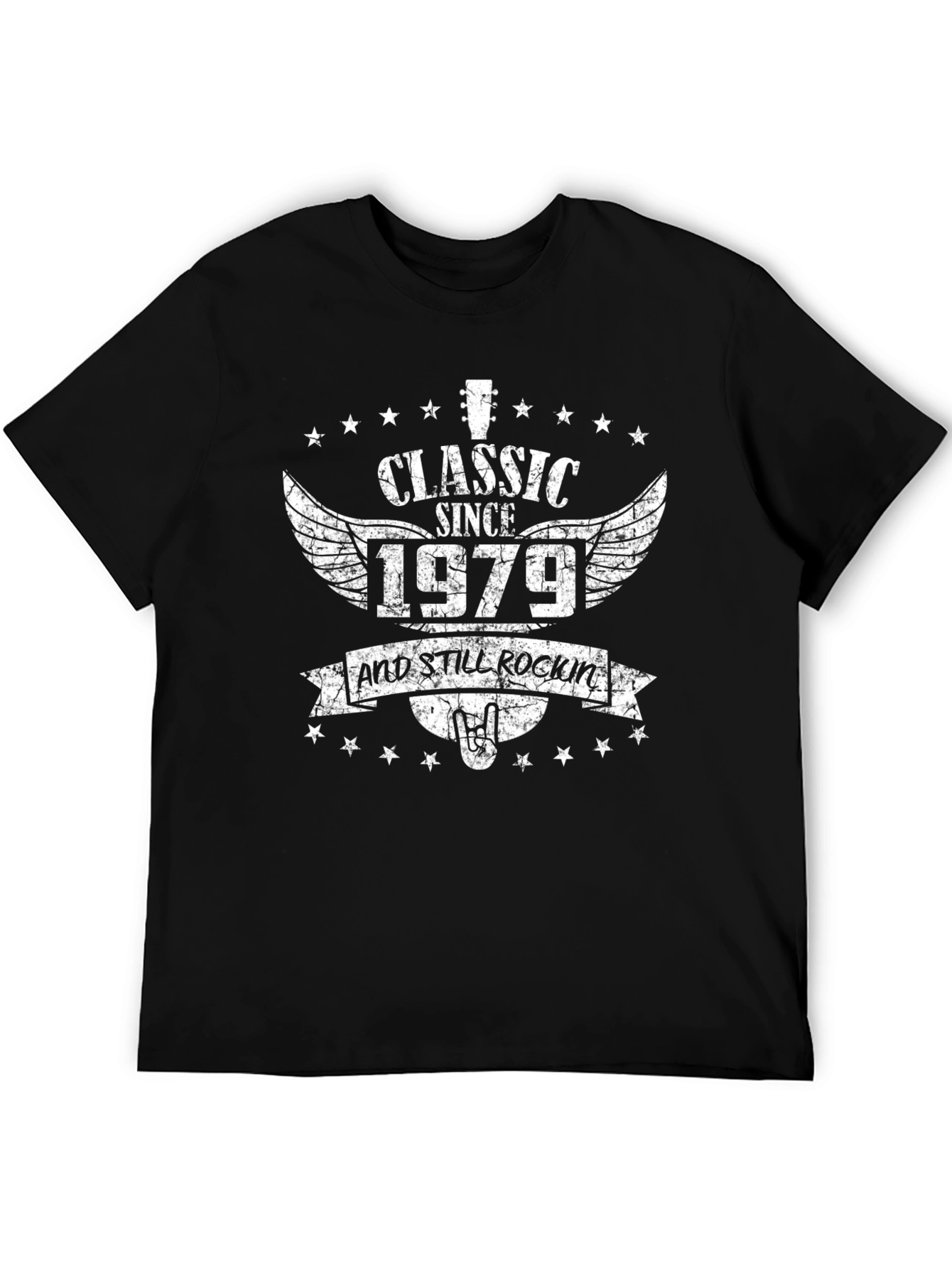 Classic Since 1979 Black Graphic T-Shirt