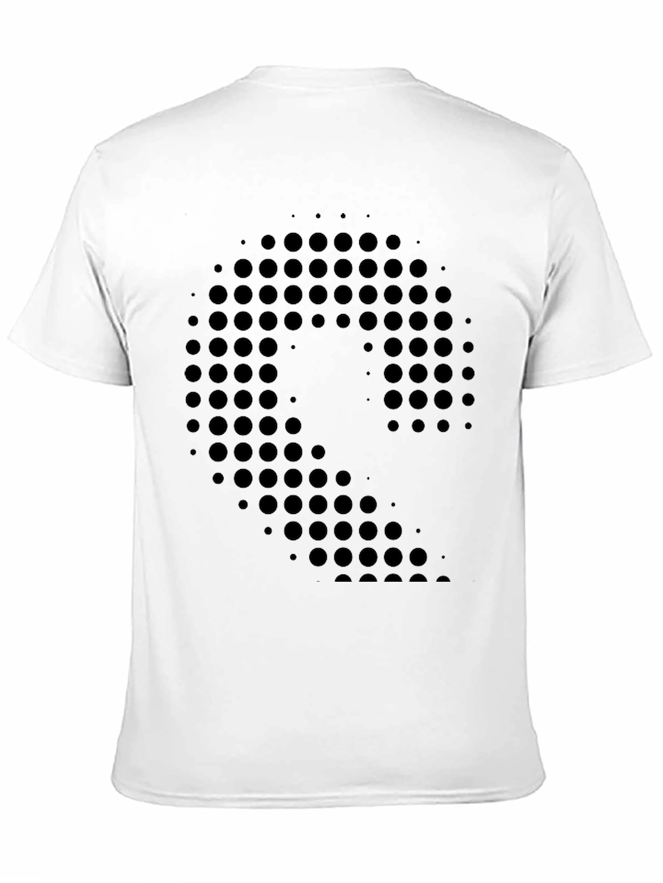 Modern Graphic Print Black T-Shirt