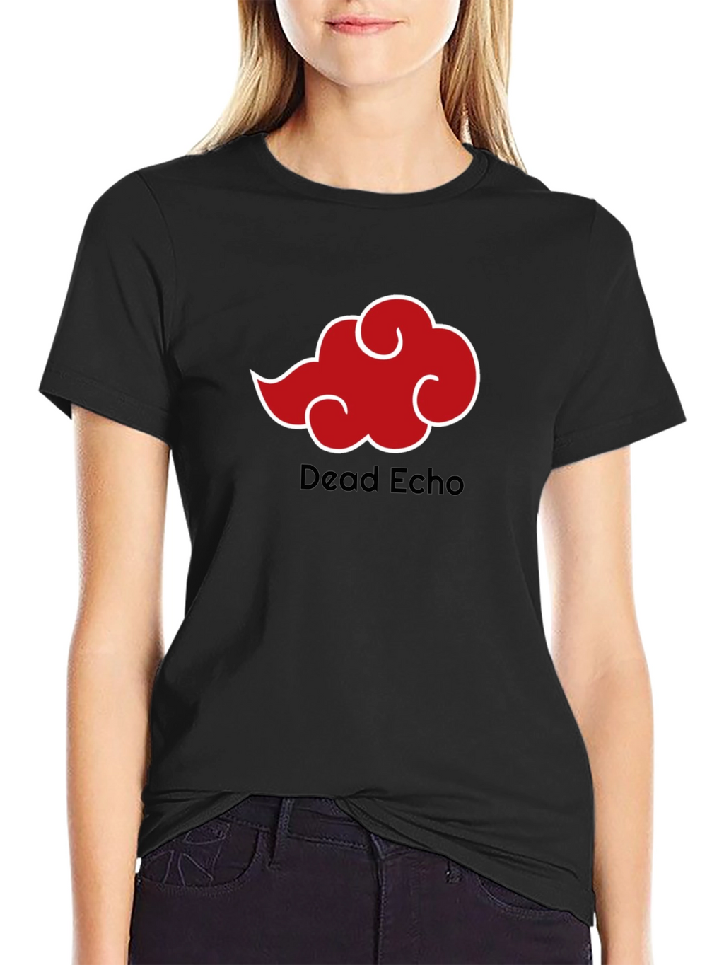 Dead Echo Cloud T-Shirt - Black Anime Style Tee