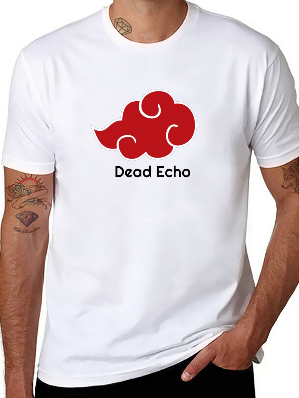 Dead Echo Cloud T-Shirt - Black Anime Style Tee