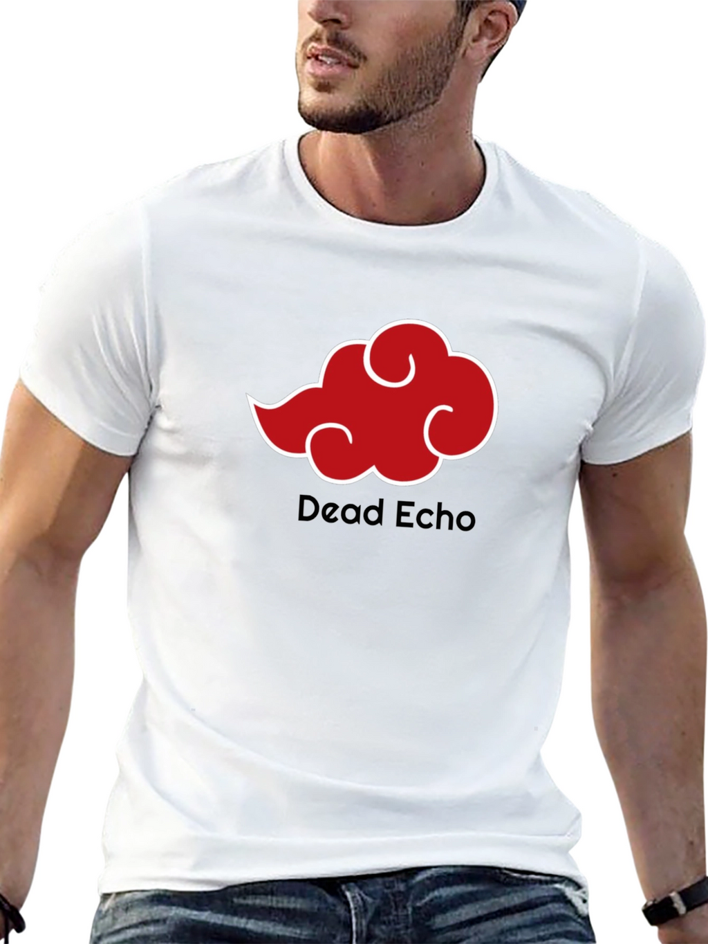 Dead Echo Cloud T-Shirt - Black Anime Style Tee
