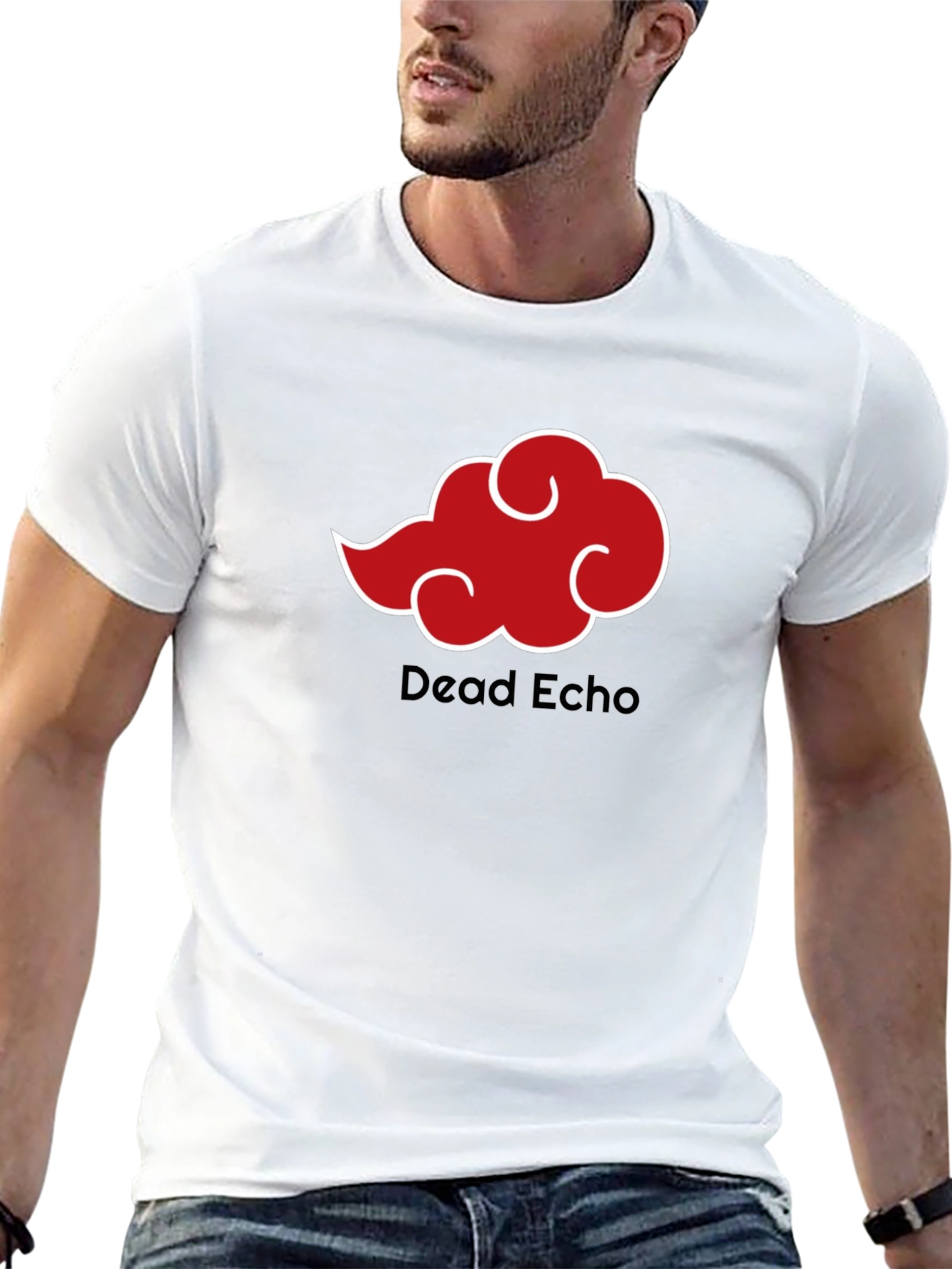 Dead Echo Cloud T-Shirt - Black Anime Style Tee
