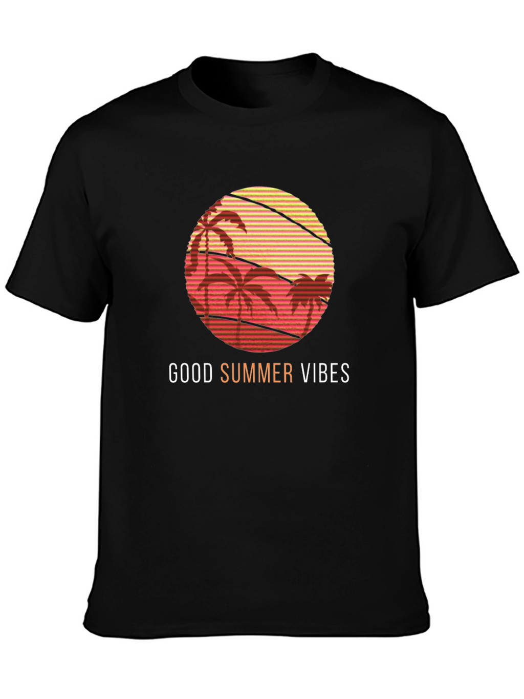 Good Summer Vibes Graphic Tee - Black