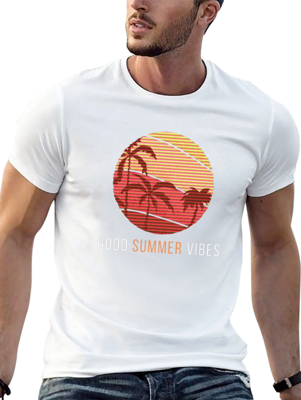 Good Summer Vibes Graphic Tee - Black