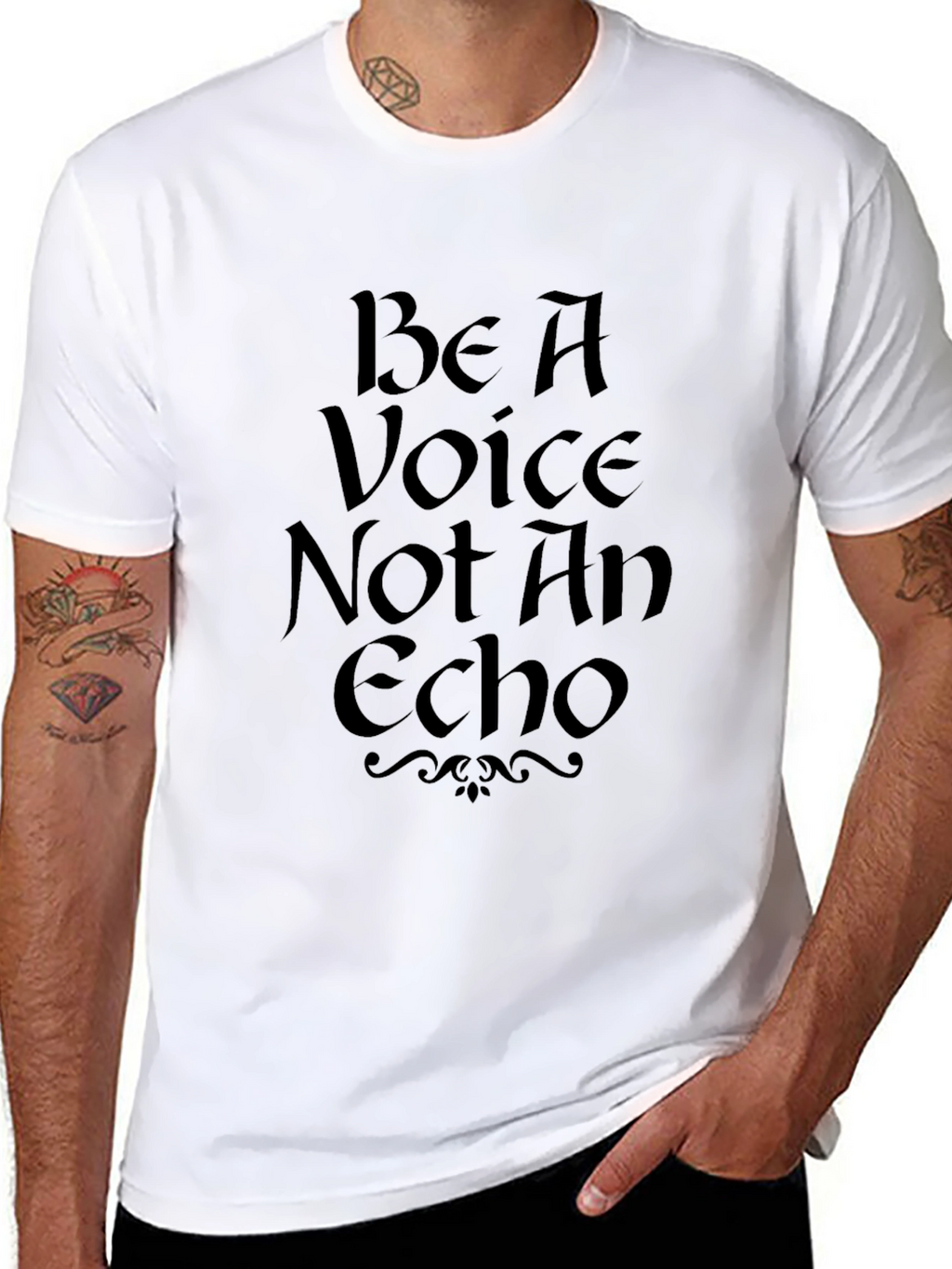 Be A Voice Not An Echo Graphic T-Shirt