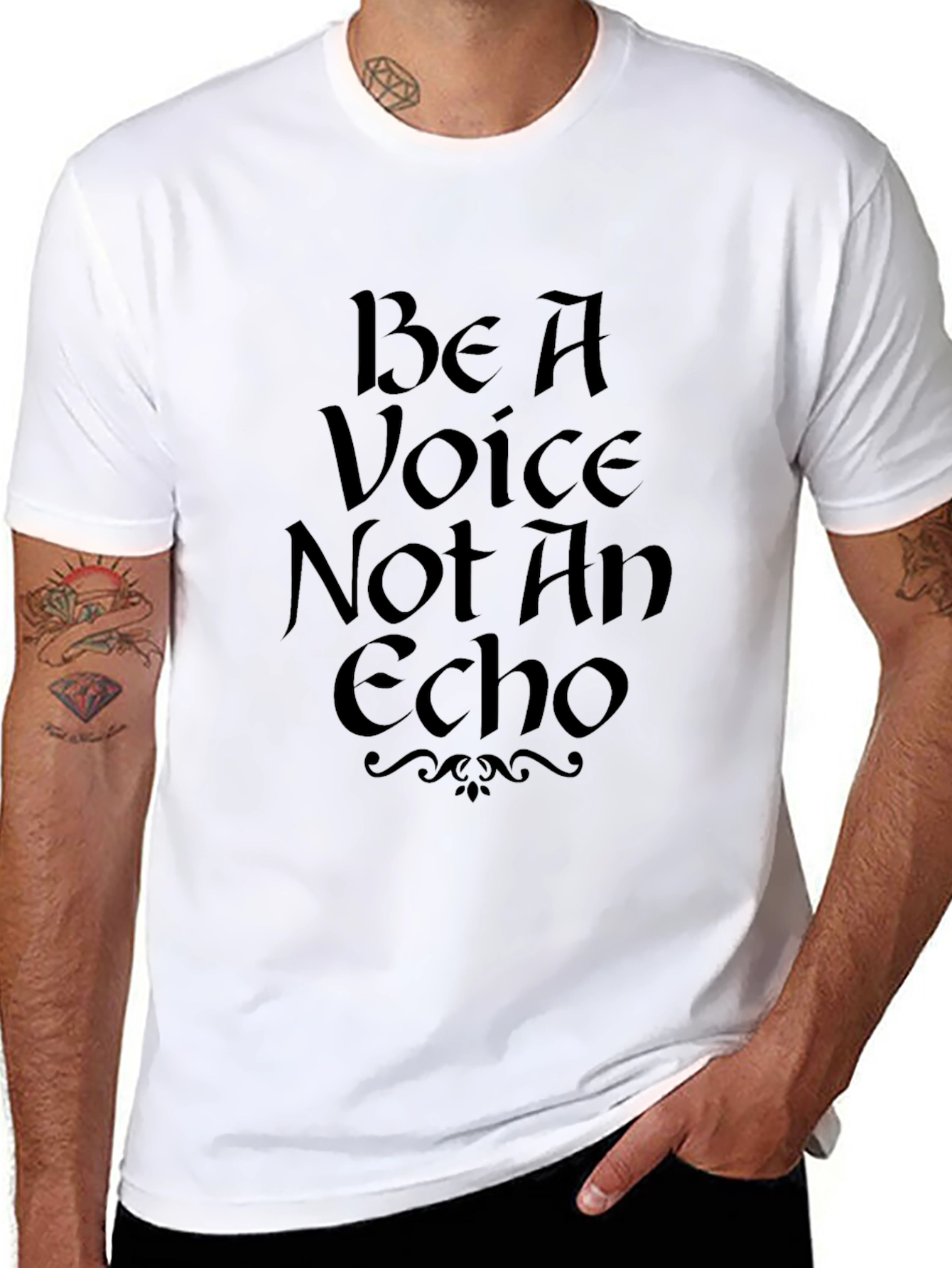 Be A Voice Not An Echo Graphic T-Shirt