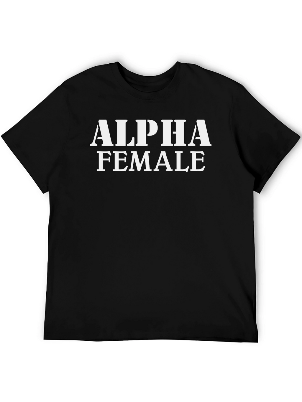 Alpha Female Graphic Tee - Black