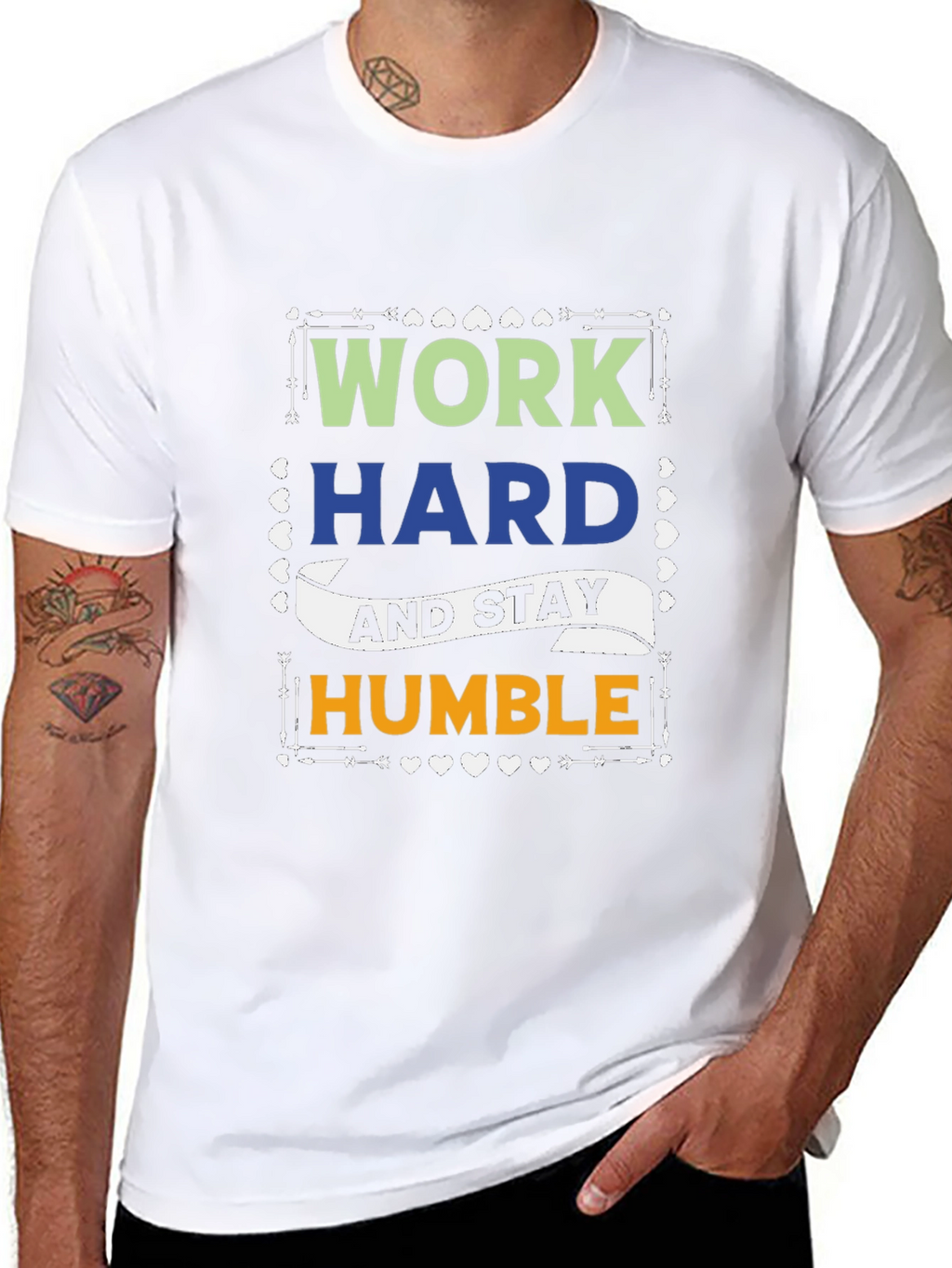 Work Hard Stay Humble Graphic Tee