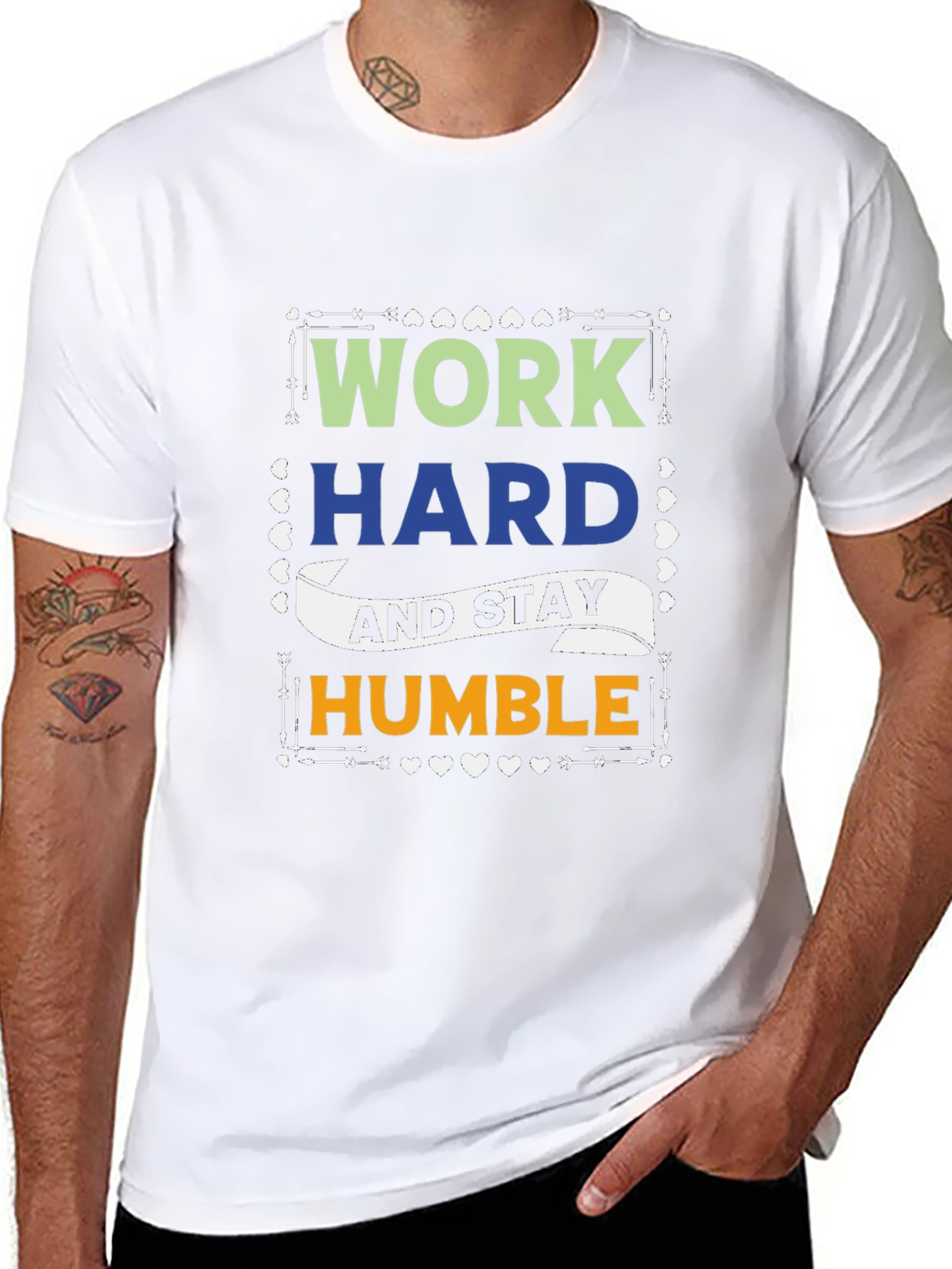 Work Hard Stay Humble Graphic Tee