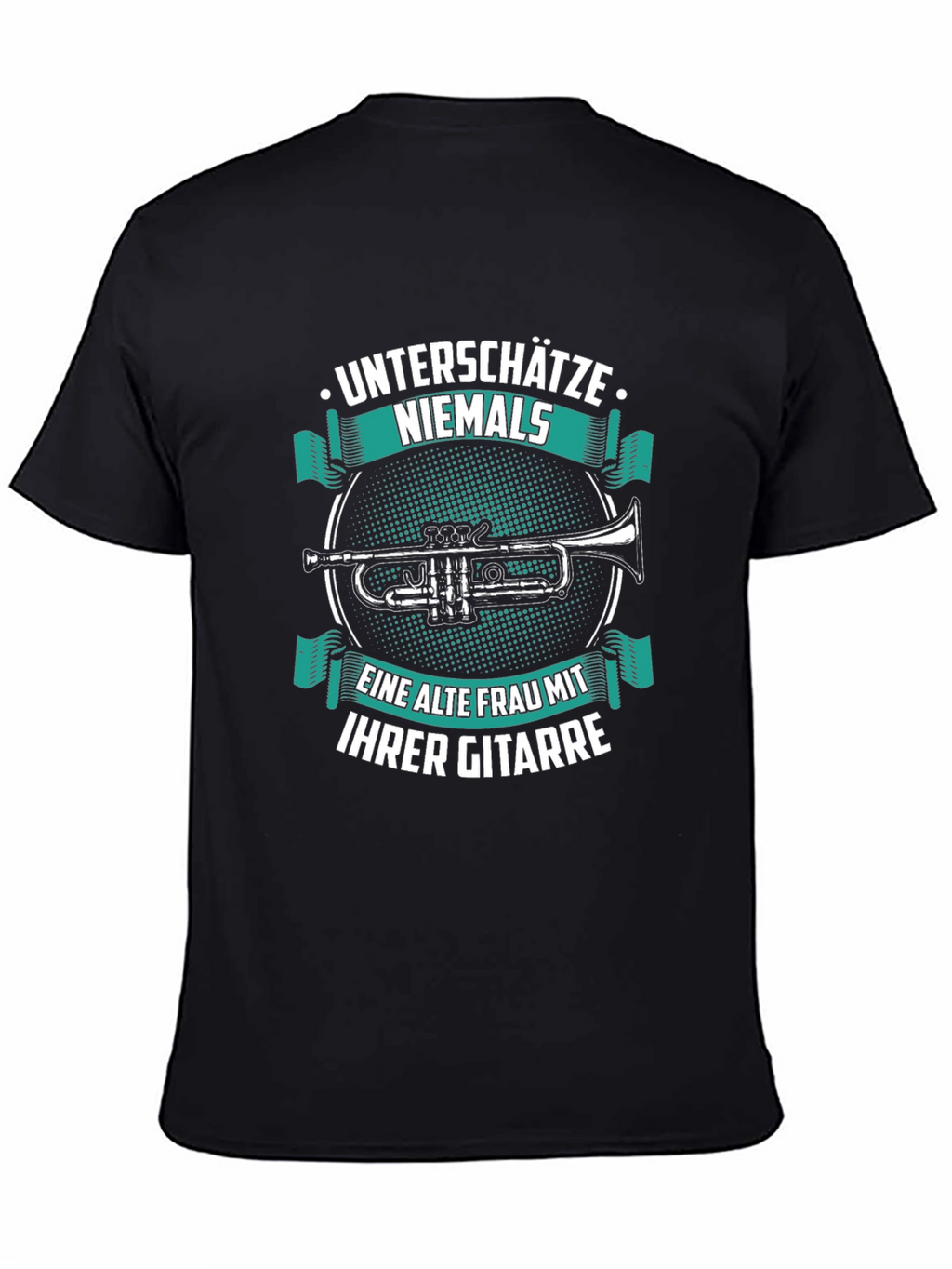 Trumpet Graphic Tee - Unterschatze Niemals