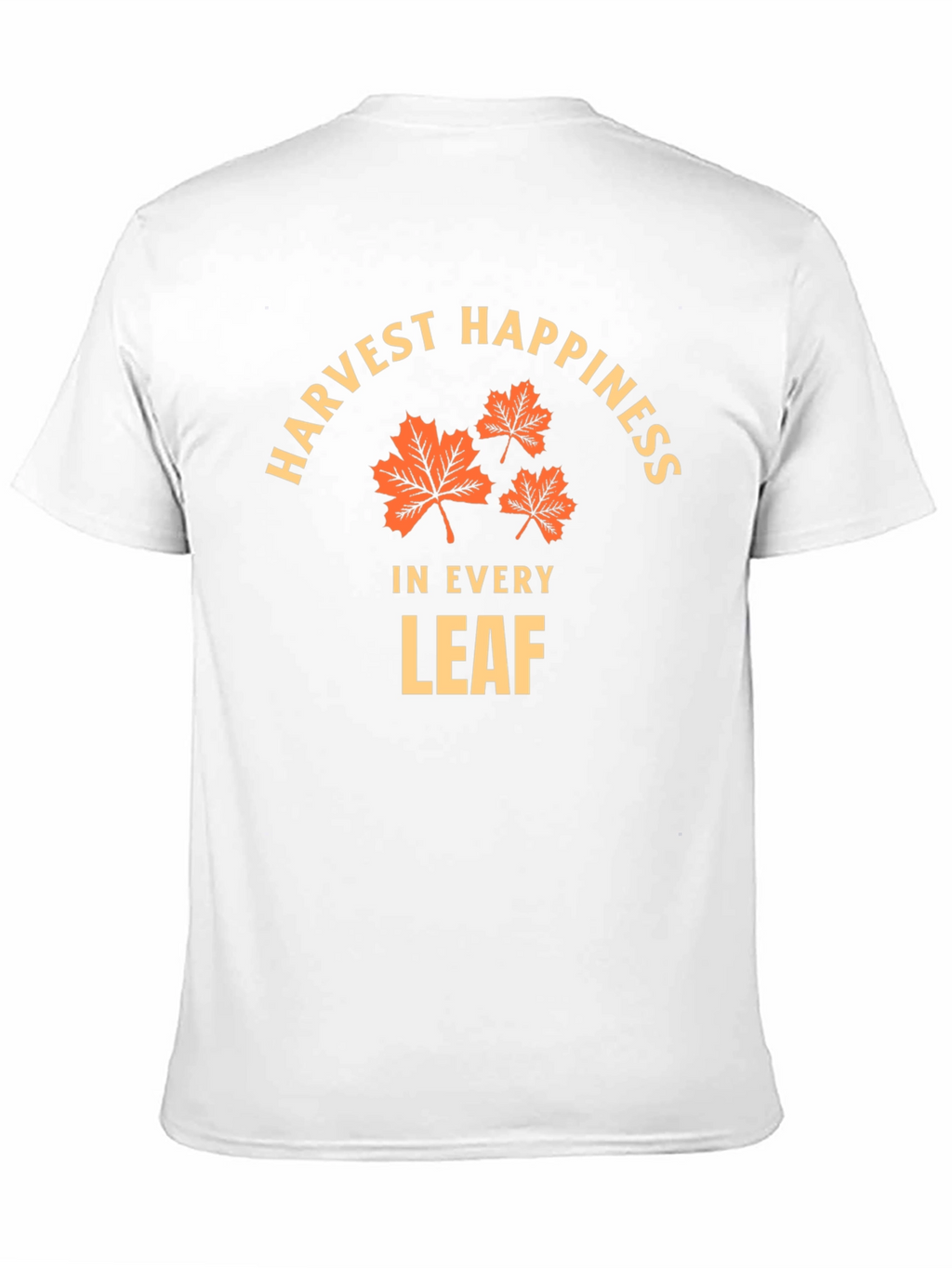 Harvest Happiness T-Shirt - Fall Leaves Design