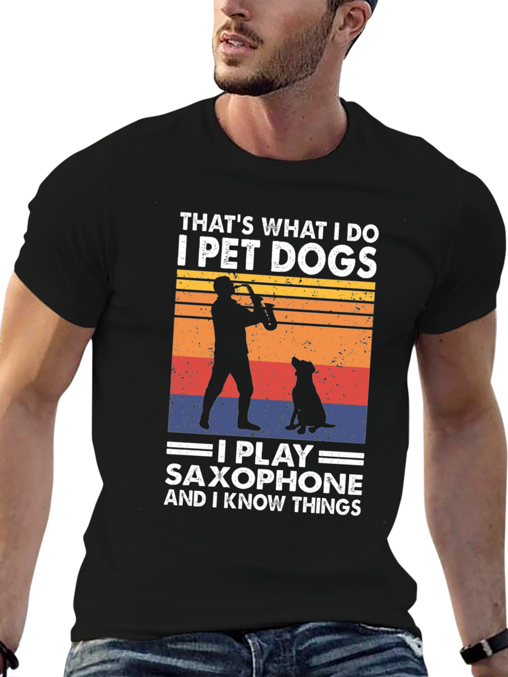 Pet Dogs Saxophone T-Shirt