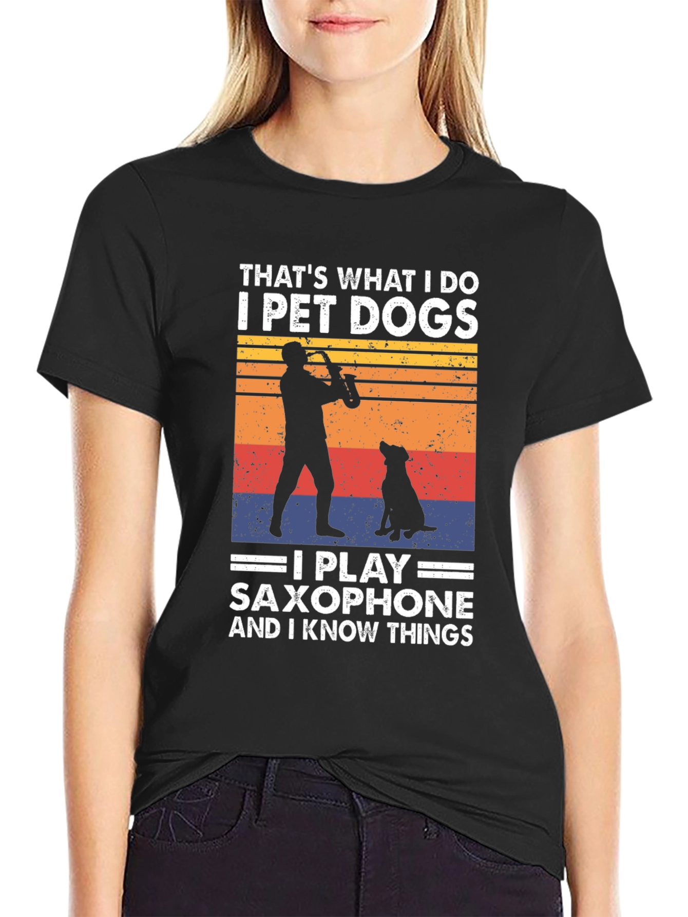Pet Dogs Saxophone T-Shirt