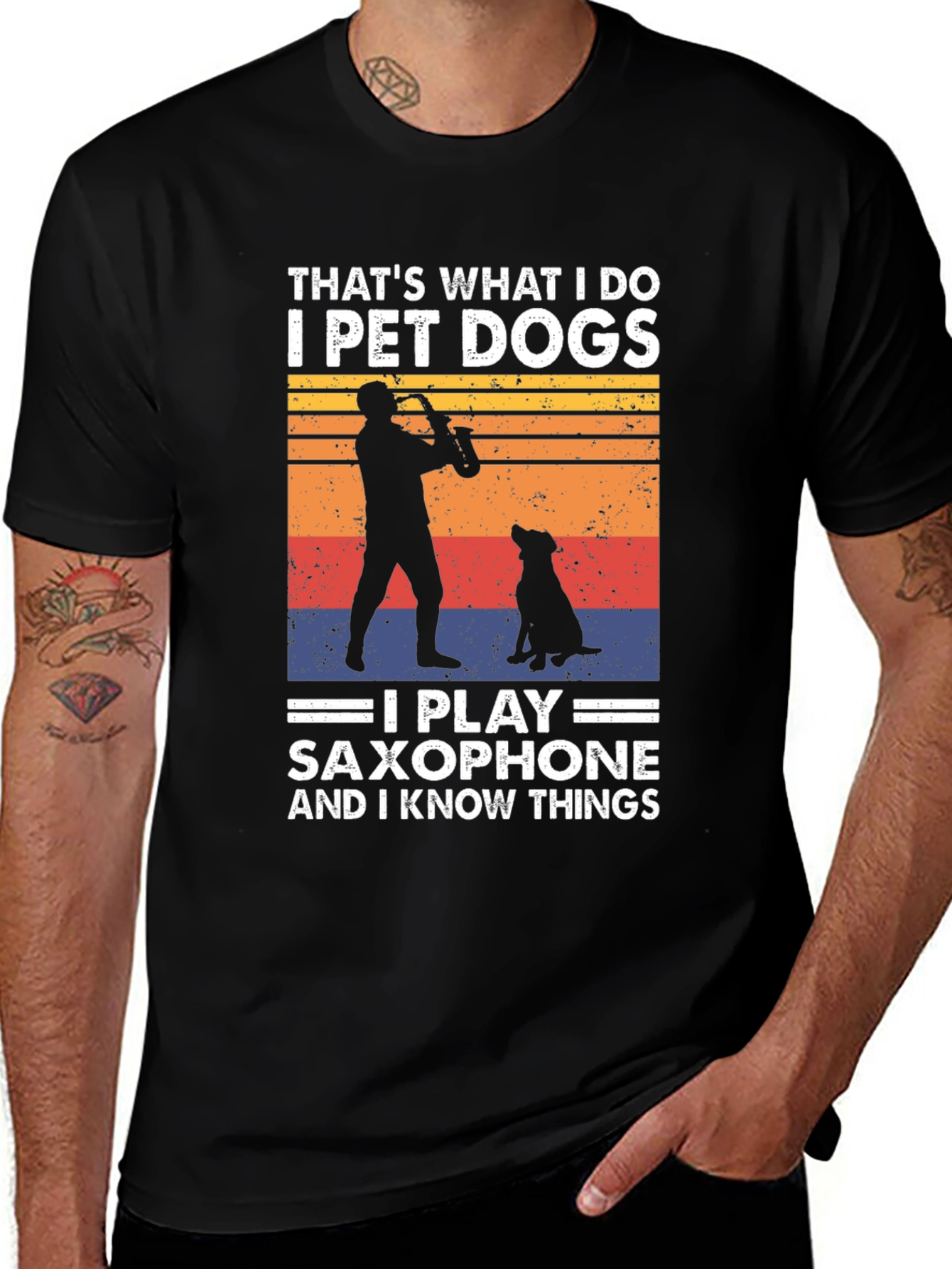 Pet Dogs Saxophone T-Shirt