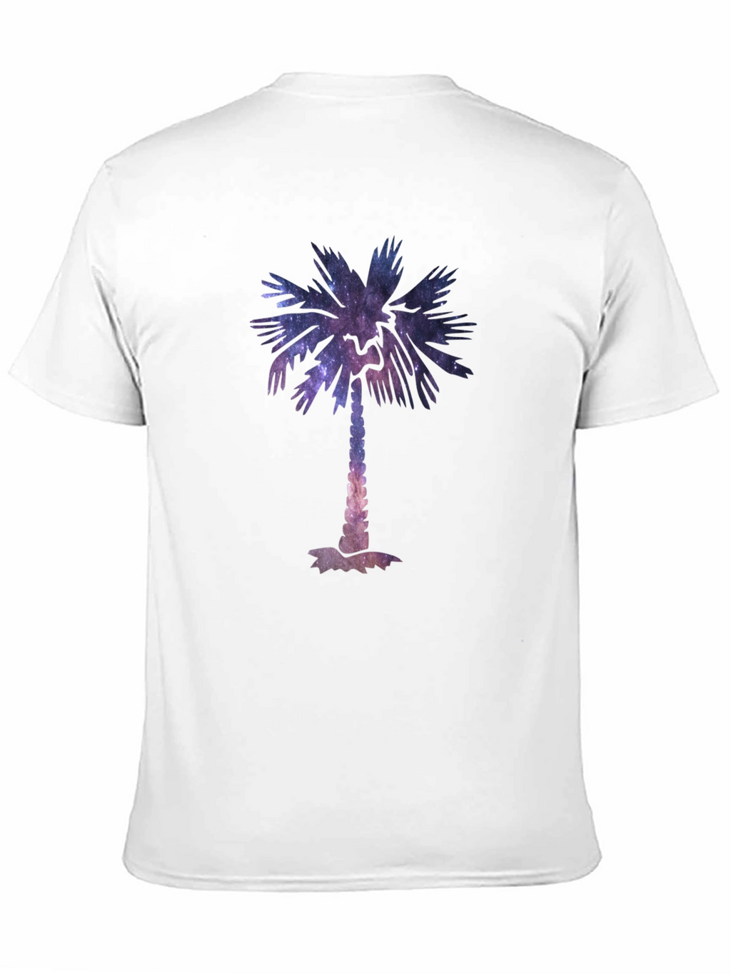 Galaxy Palm Tree Graphic Tee - Cool Unisex T-Shirt