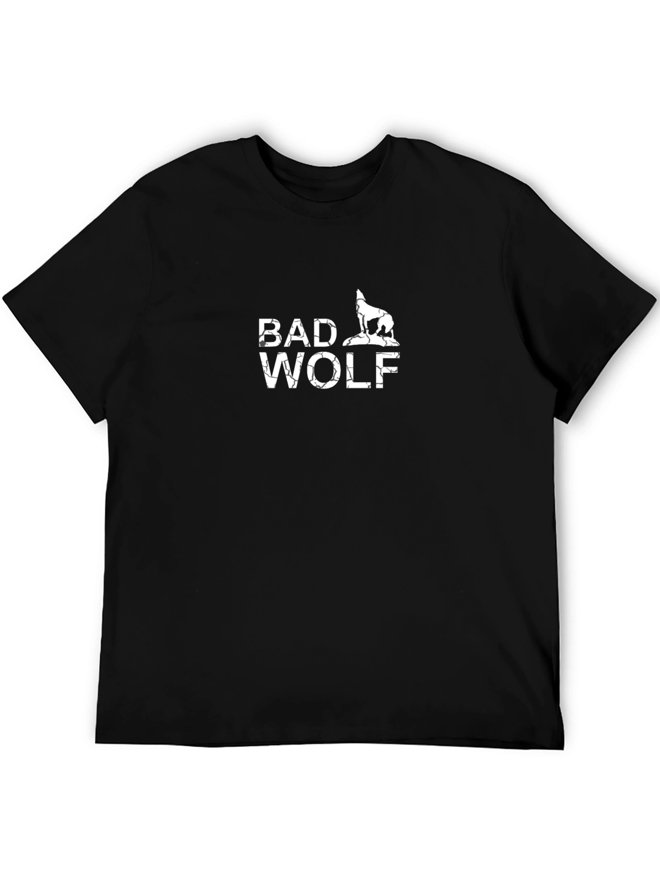 Bad Wolf Graphic Tee - Stylish Crew Neck T-Shirt