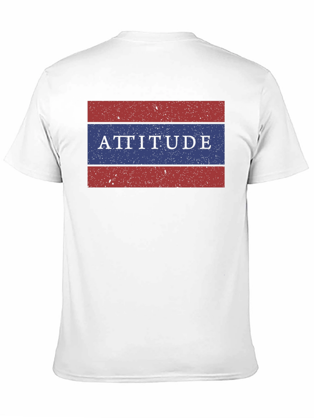 Attitude Graphic Tee - Black Casual T-Shirt