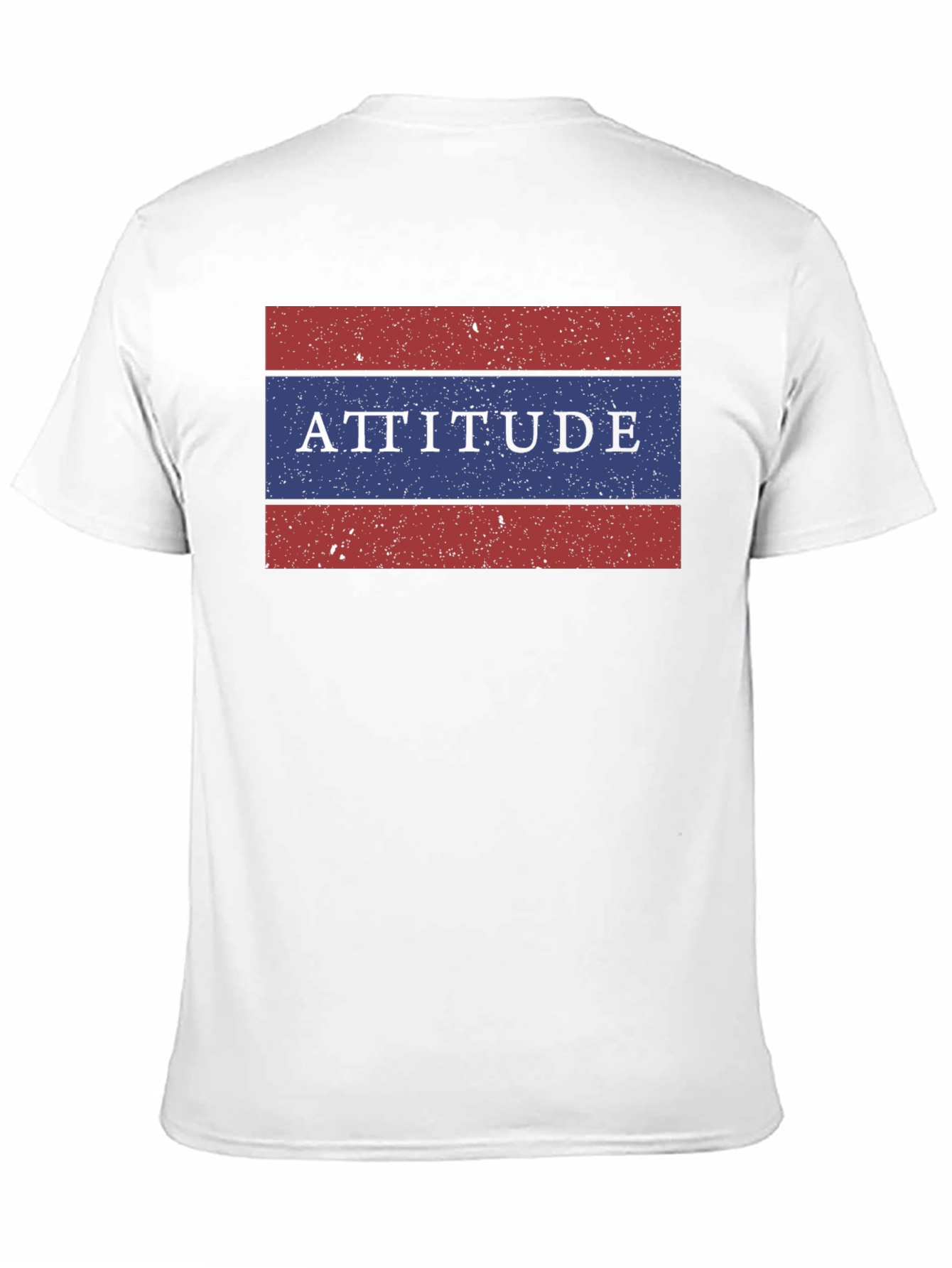Attitude Graphic Tee - Black Casual T-Shirt
