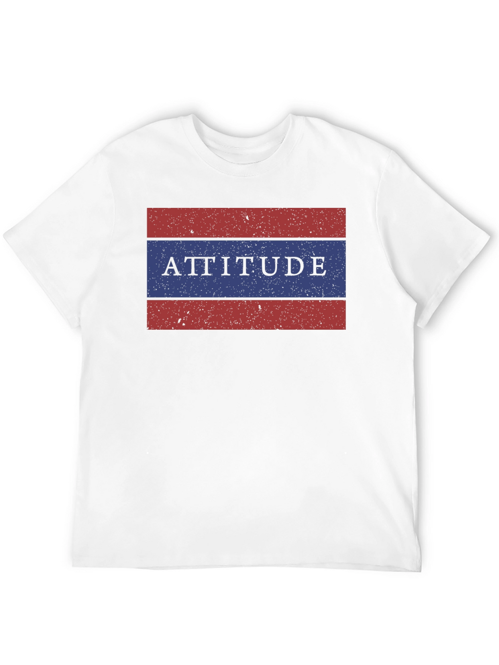 Attitude Graphic Tee - Black Casual T-Shirt