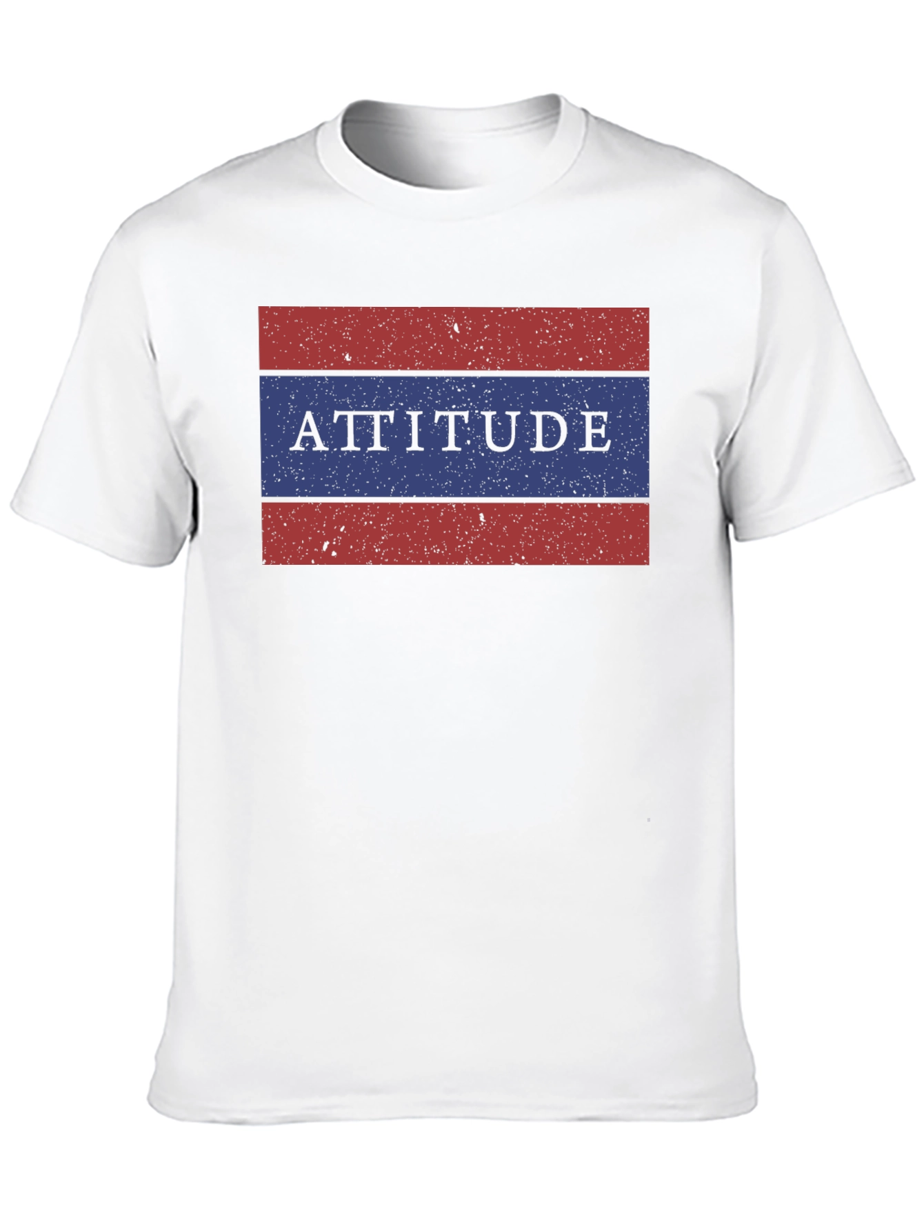 Attitude Graphic Tee - Black Casual T-Shirt