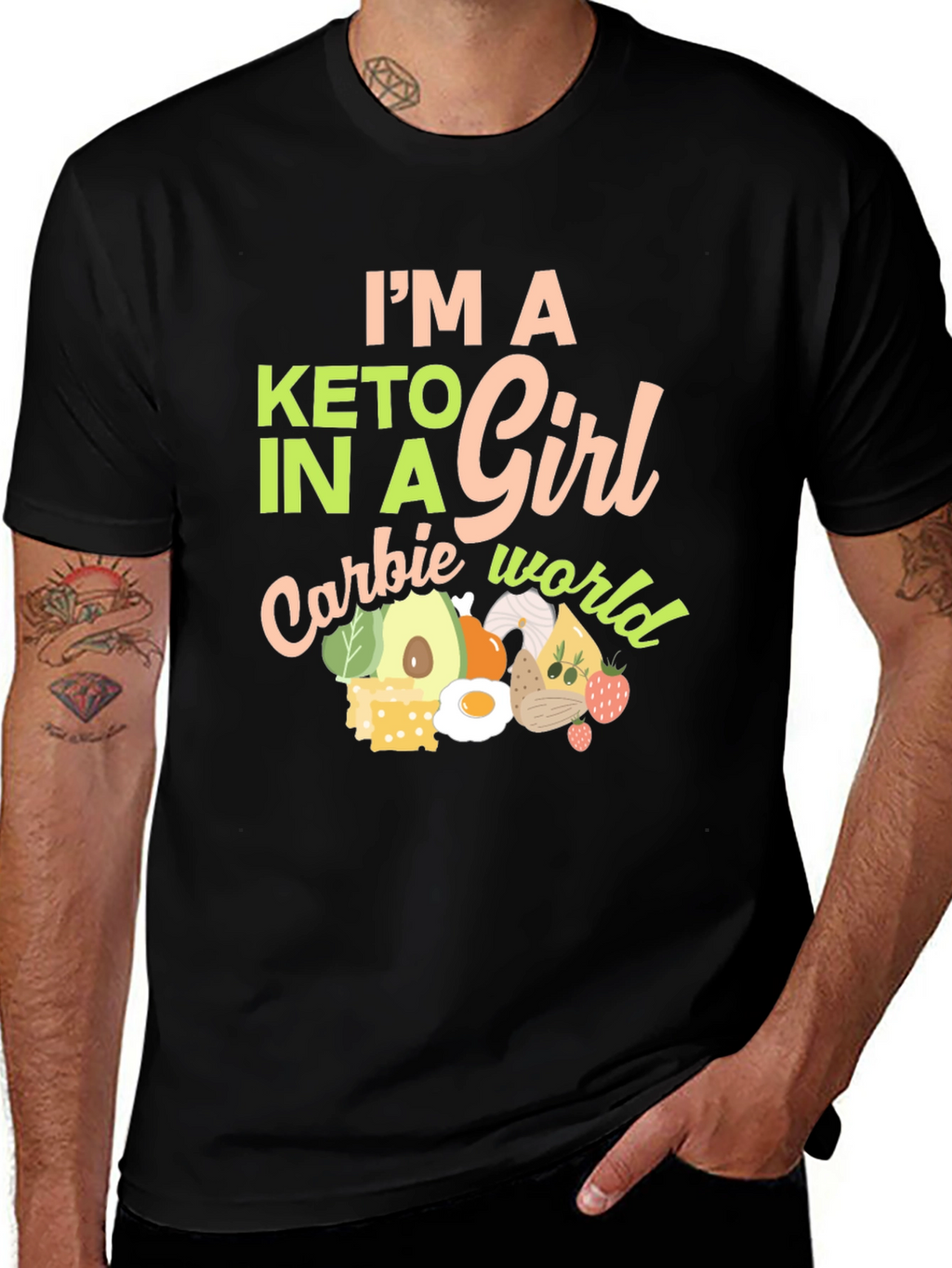 Keto Girl Carbie World Graphic Tee - Unisex