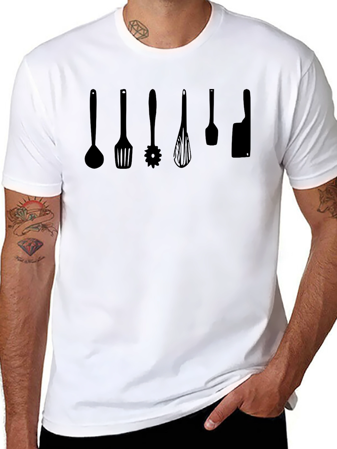 Chef Tools Graphic Tee - Black