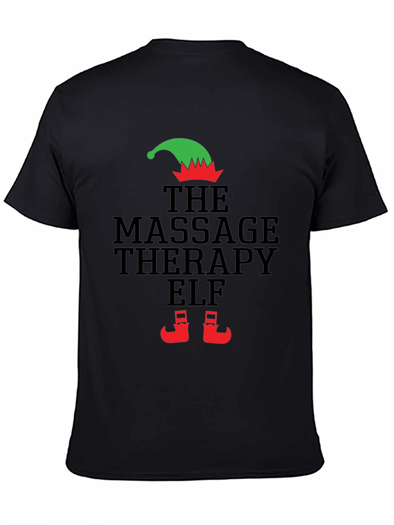 Massage Therapy Elf Christmas T-Shirt