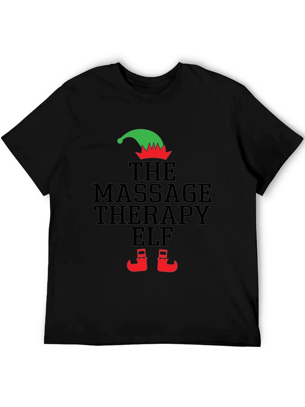 Massage Therapy Elf Christmas T-Shirt