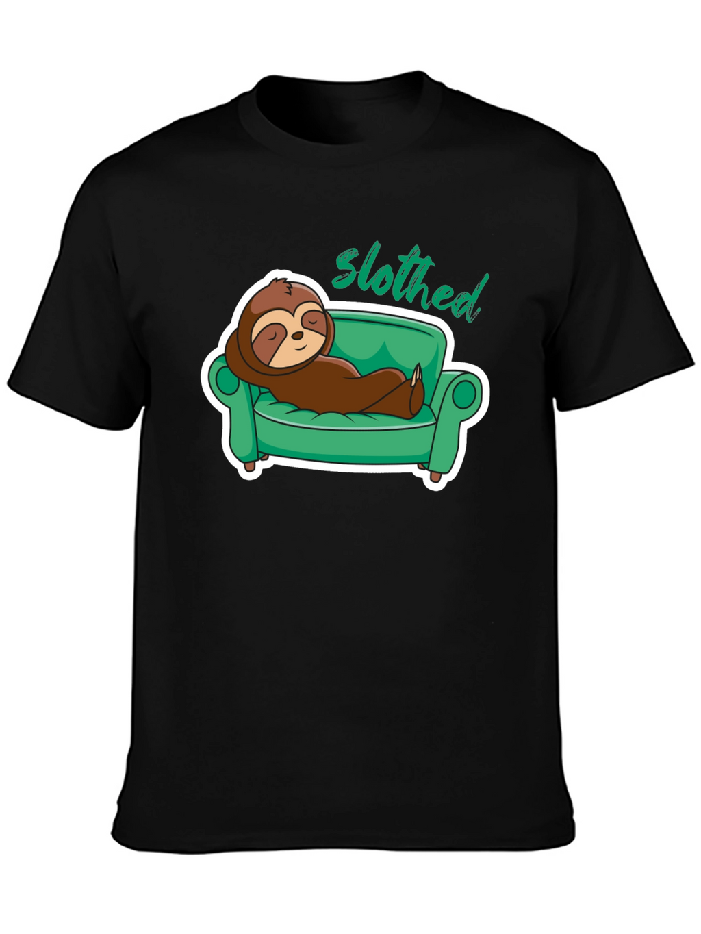 Slothed Relaxing Sloth T-Shirt Funny Graphic Tee