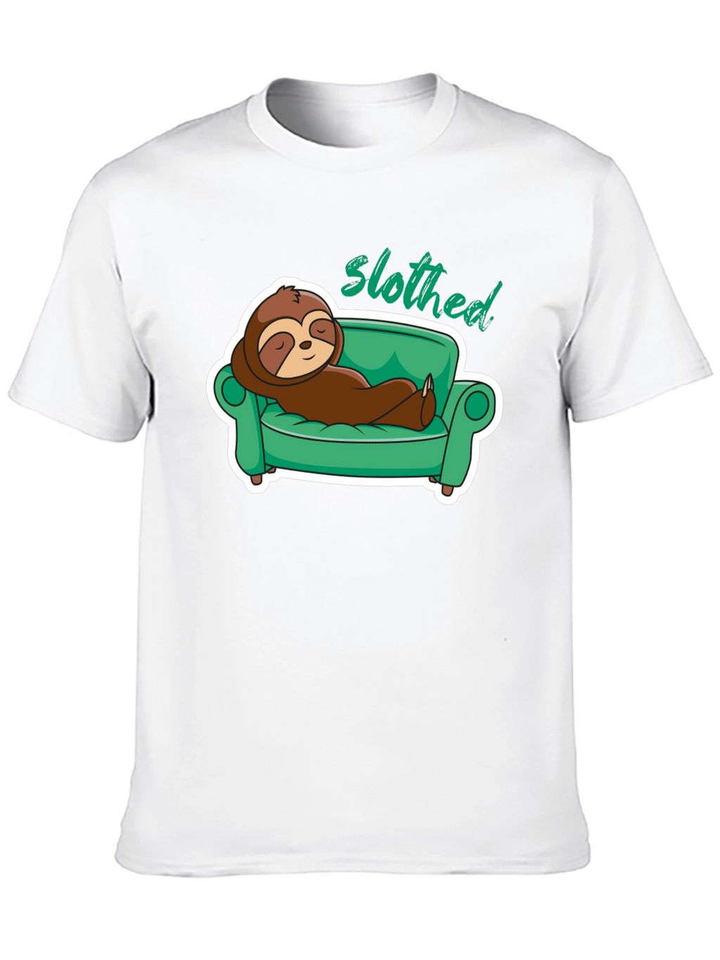 Slothed Relaxing Sloth T-Shirt Funny Graphic Tee
