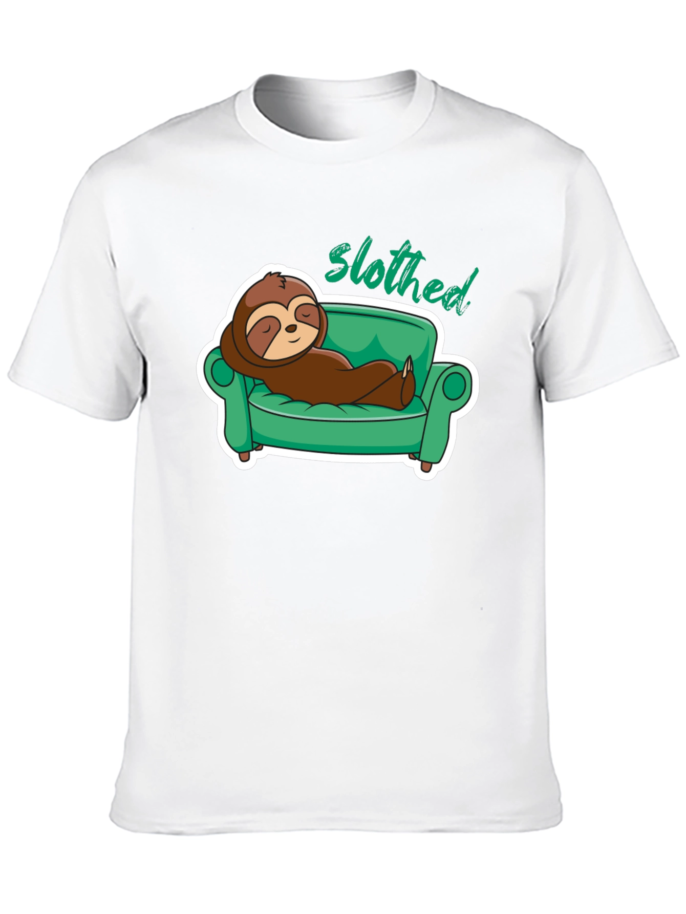 Slothed Relaxing Sloth T-Shirt Funny Graphic Tee