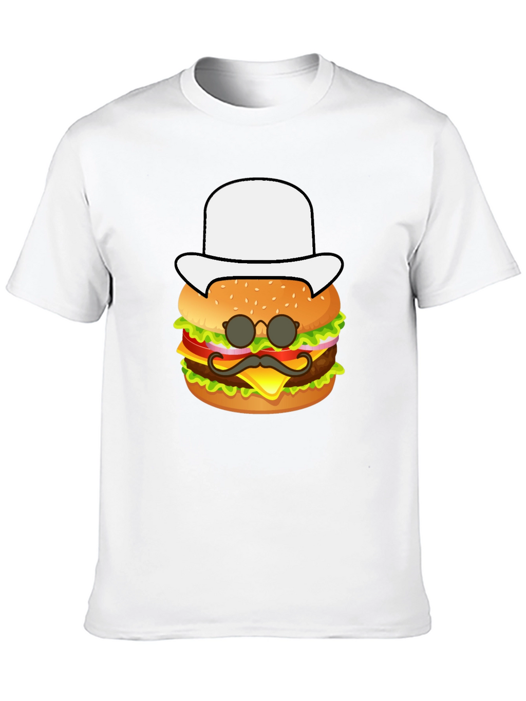 Burger Graphic Tee - Funny Food Shirt