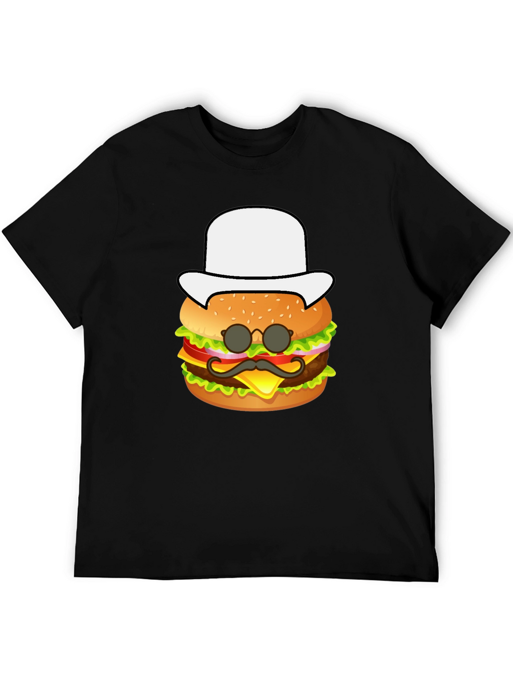 Burger Graphic Tee - Funny Food Shirt